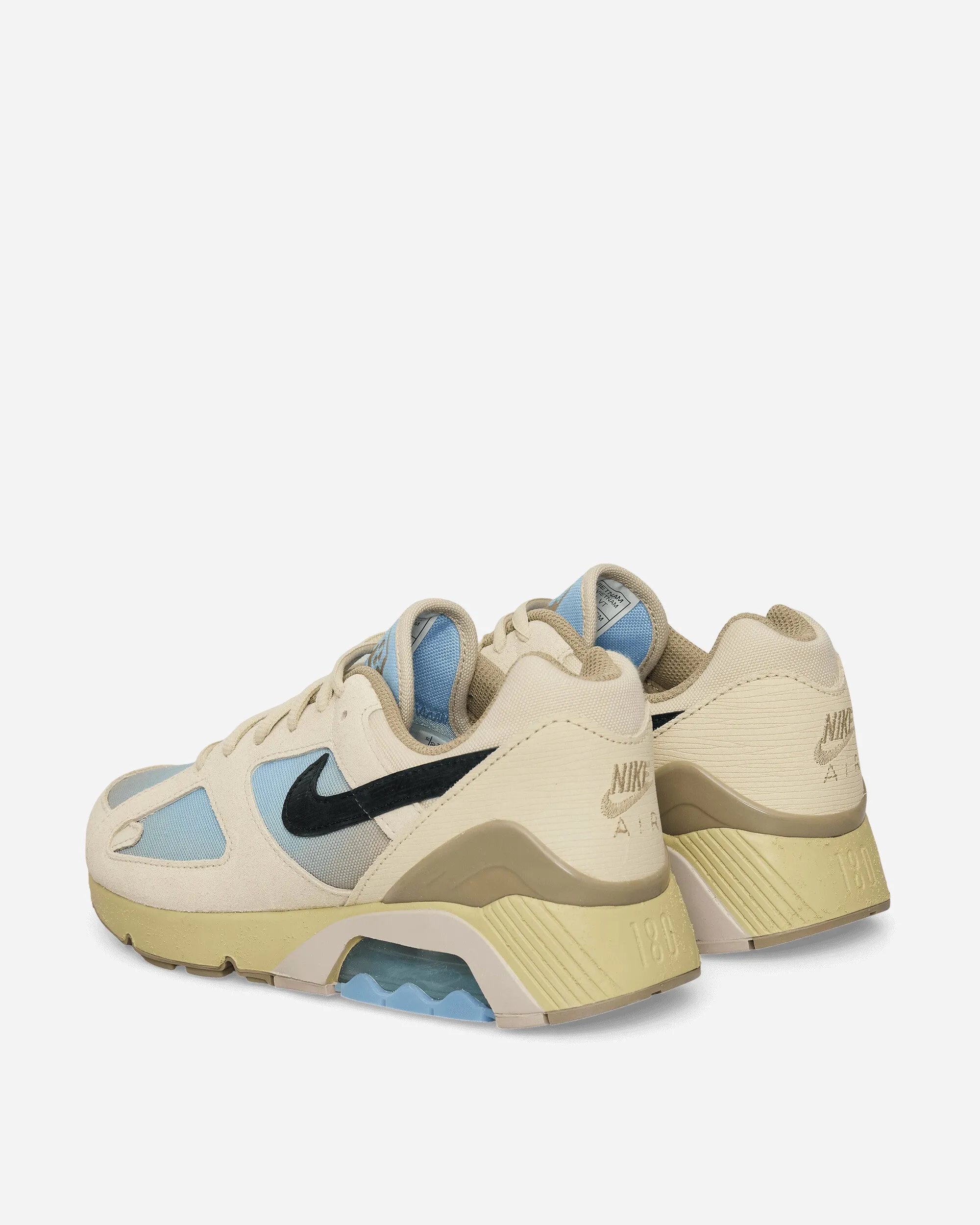 Functional Style Multi Density Foam Layering Air 180 Sneakers Light Khaki / Psychic Blue