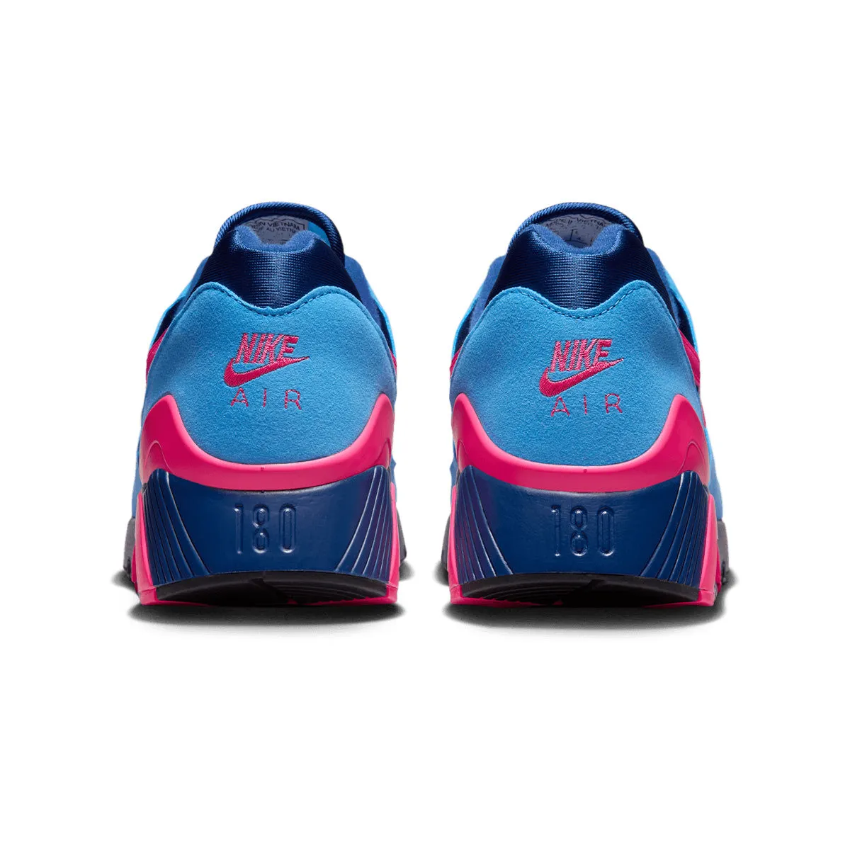Stable Footing serious hikers' equipment Air 180 'University Blue Hyper Pink'