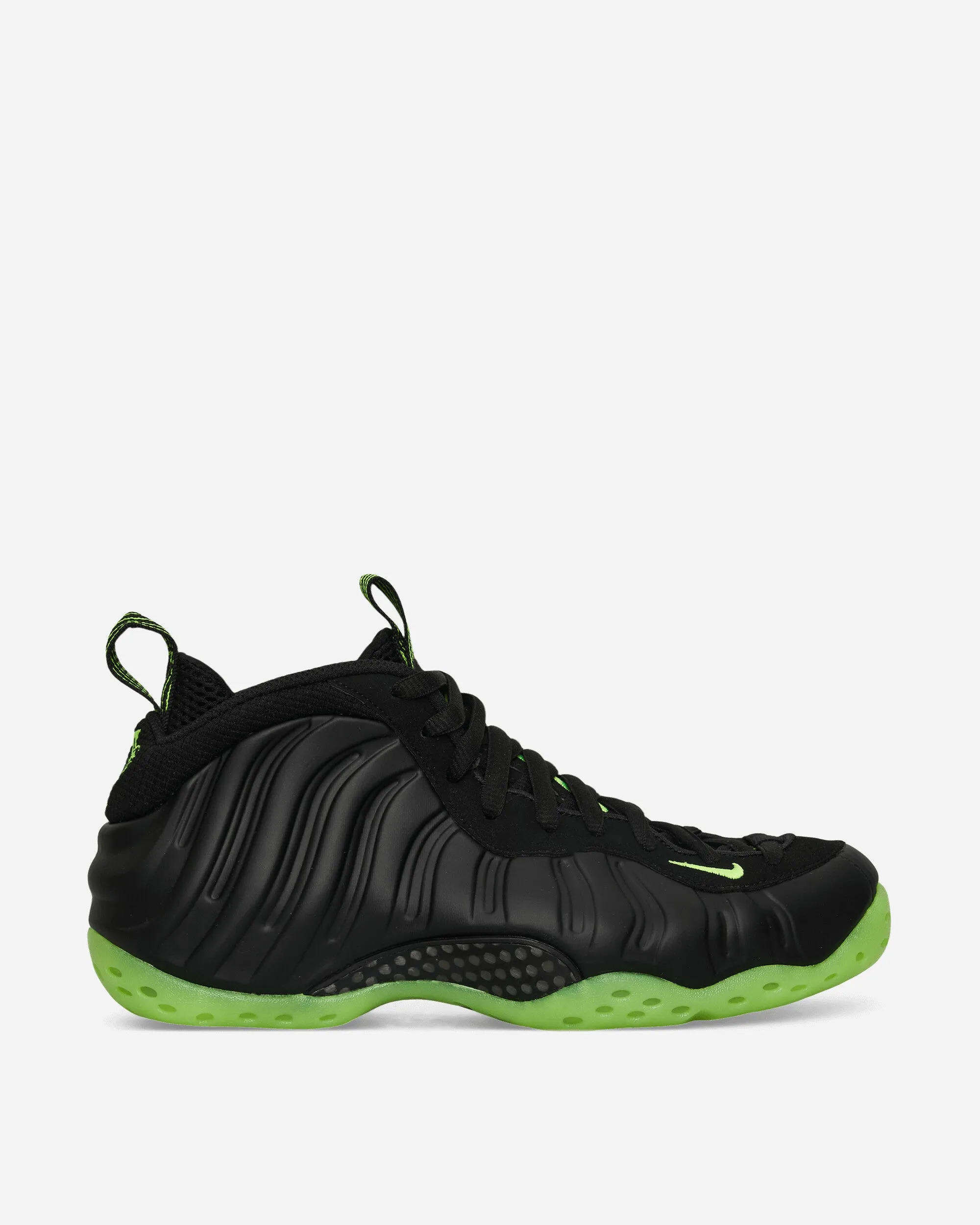 Air Foamposite One Sneakers Black / Volt Ready Anywhere Ergonomic Heel Support
