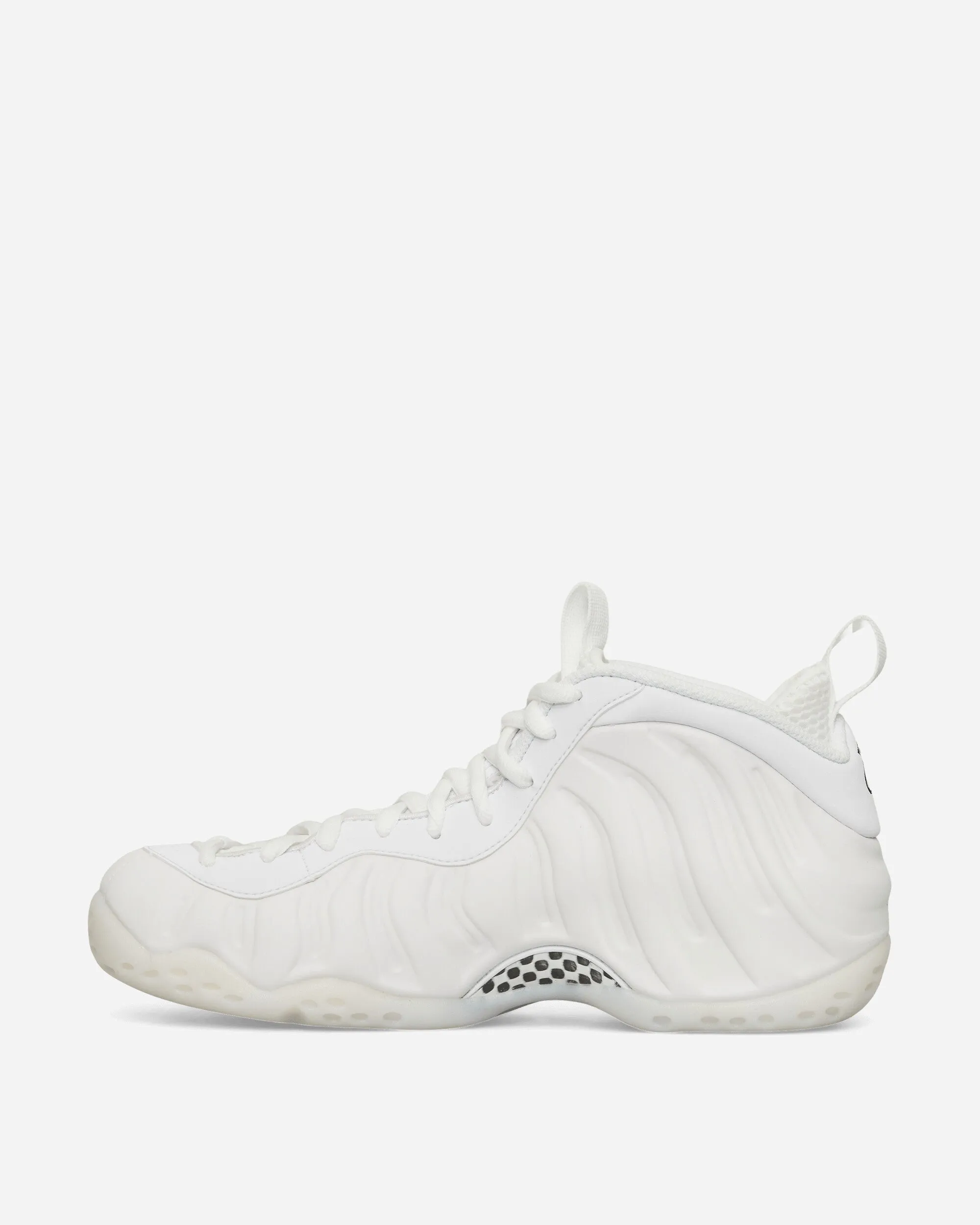Air Foamposite One Sneakers Triple White Thermal Regulation Fabric Eco Build