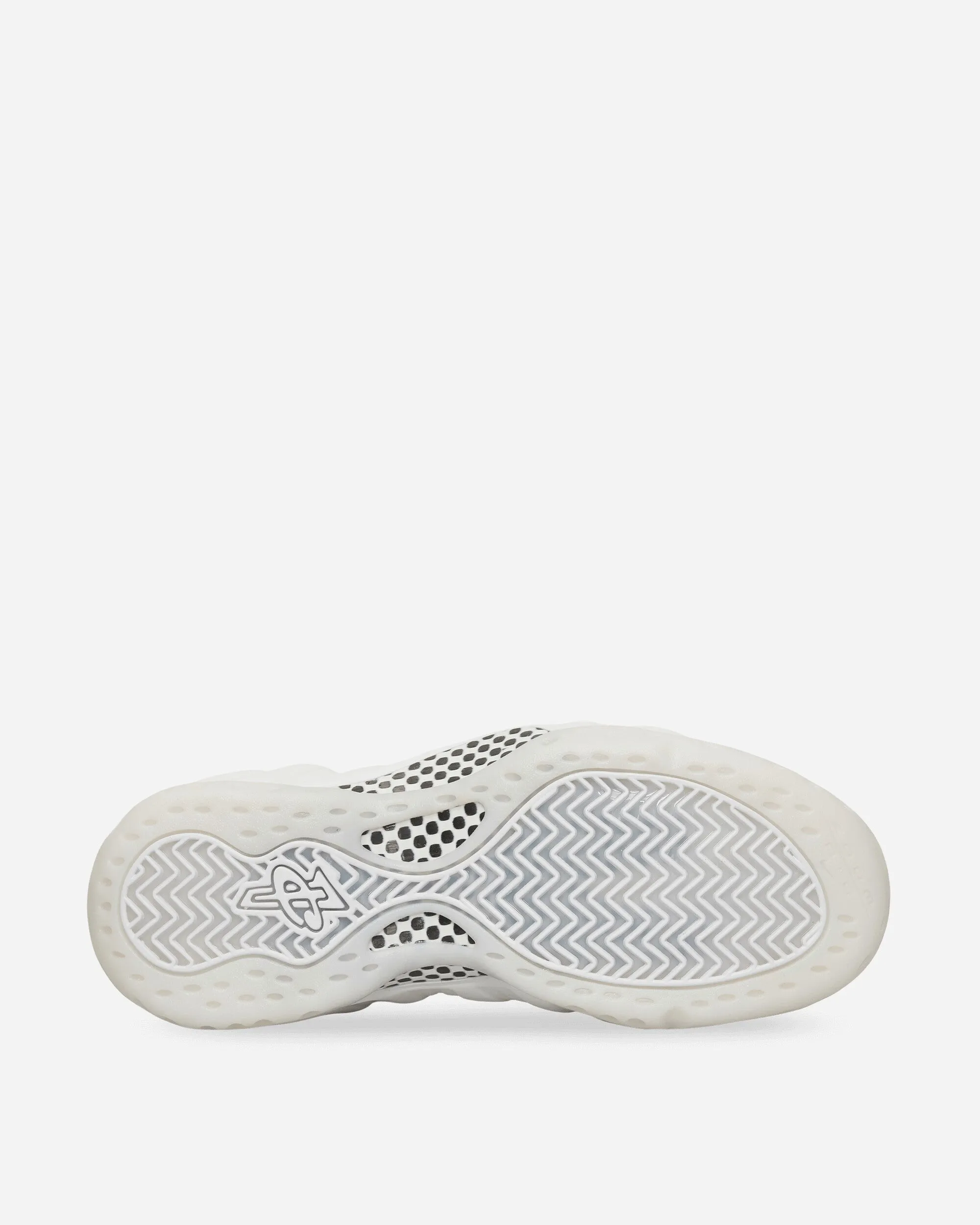 Air Foamposite One Sneakers Triple White Breathe Easy