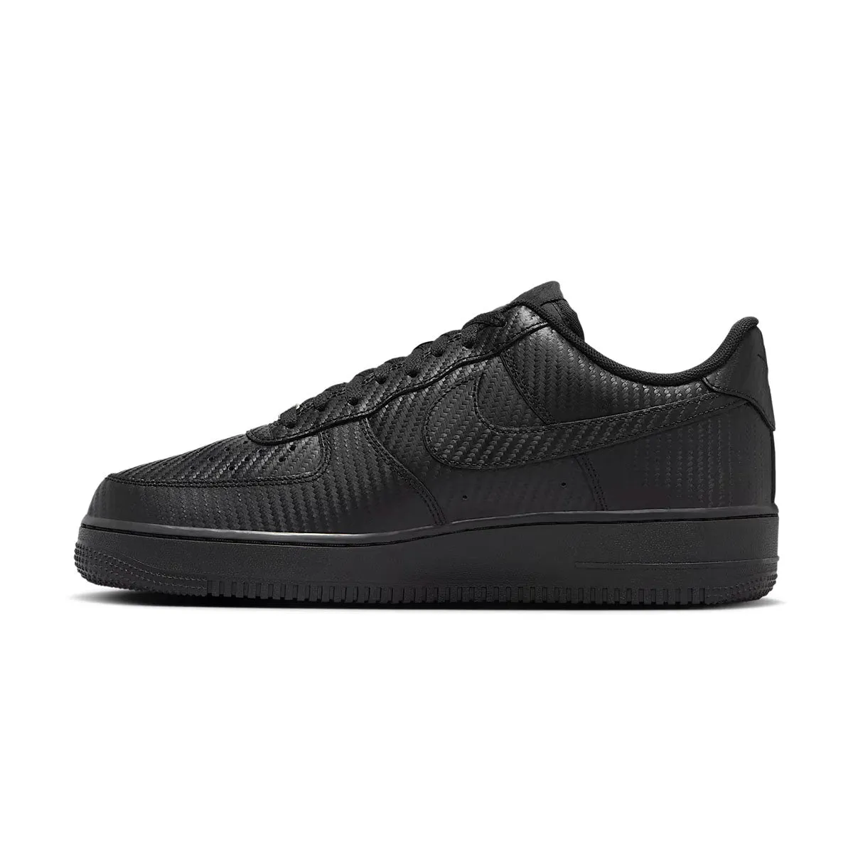 kids Easy Wear Air Force 1 '07 'Black Carbon Fibre'