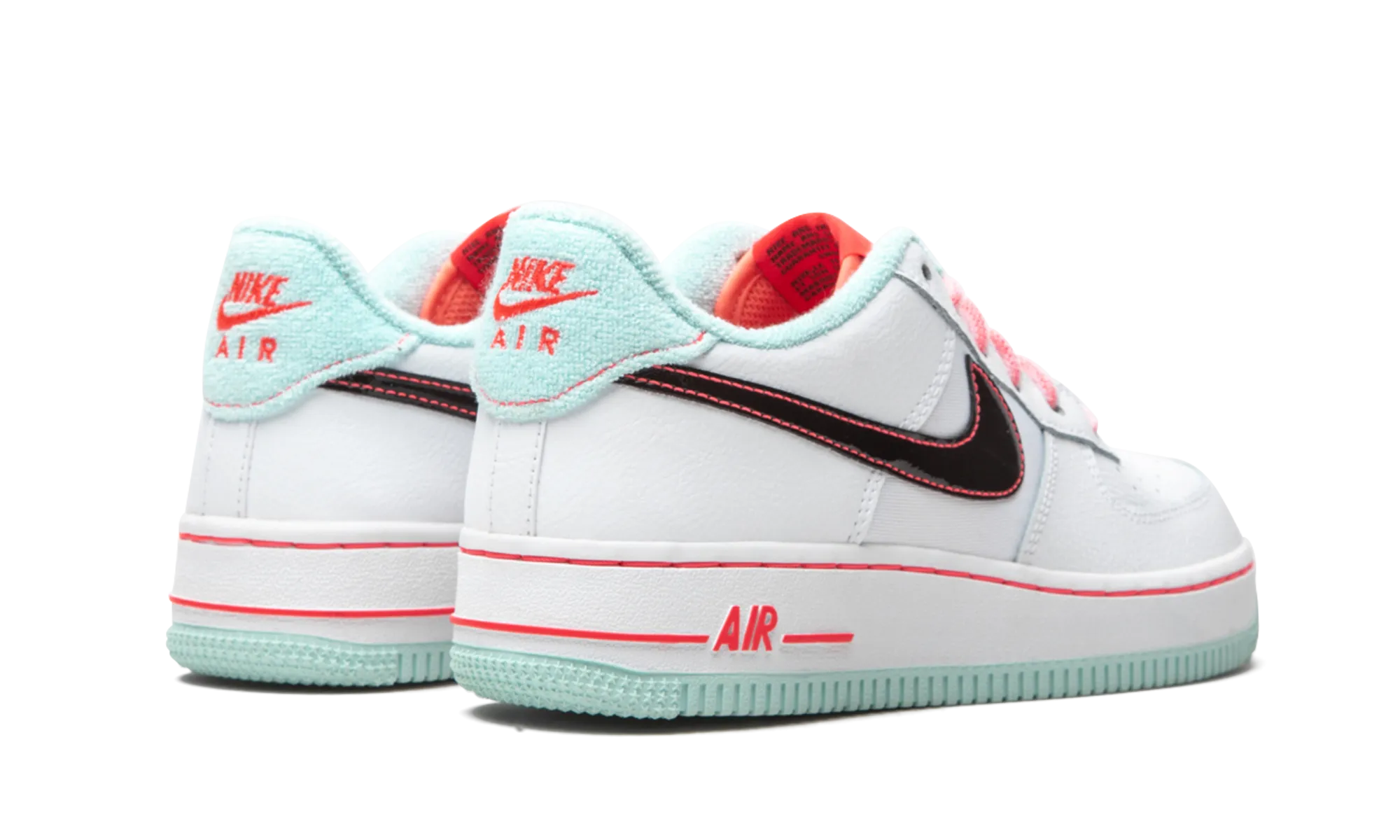 ShockAbsorbingSole Air Force 1 '07 LV8 GS "White / Atomic Pink"