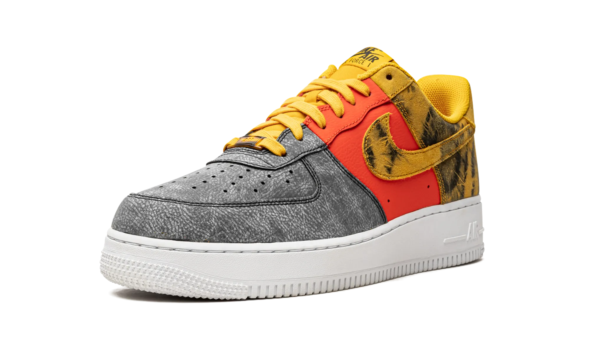 Smooth Entry Quiet Step Air Force 1 '07 LV8 "Dark Sulphur Tie-Dye"