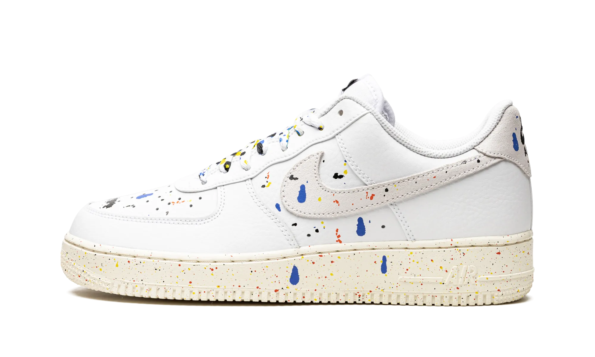 Bendable Heel Counter Air Force 1 '07 LV8 "Paint Splatter"