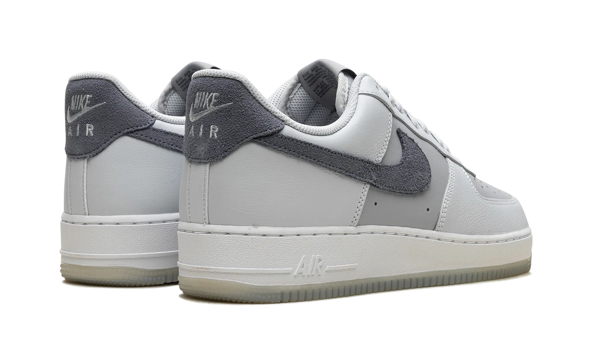 Air Force 1 '07 LV8 "Pure Platinum / Light Carbon" Hyperflex Groove Pattern Dynamic chic