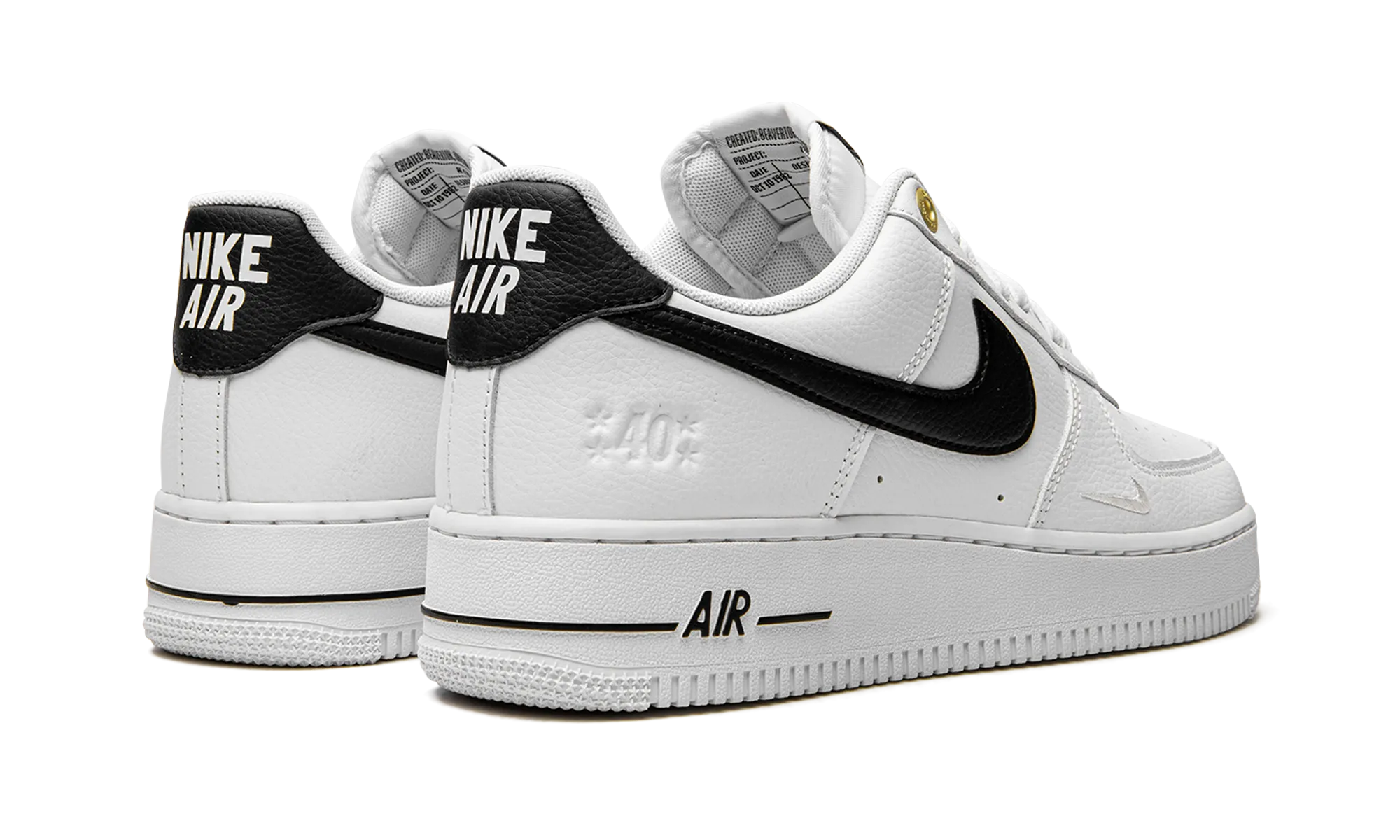 Street Active TPU Reinforcement Air Force 1 ??07 LV8 "White / Black"