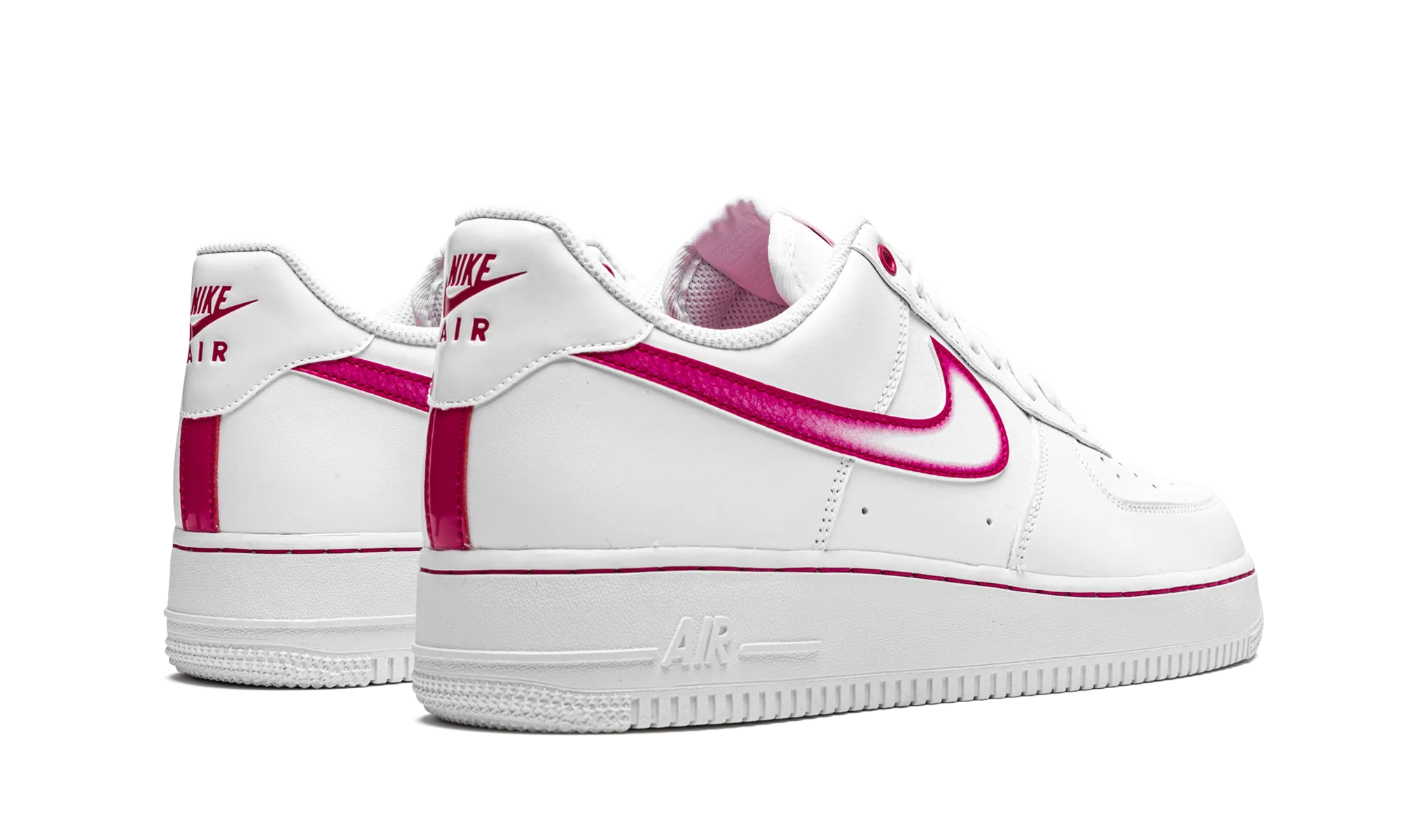 AIR FORCE 1 '07 MNS WMNS "Airbrush - Pink" Comfy Step Seamless Inner Lining