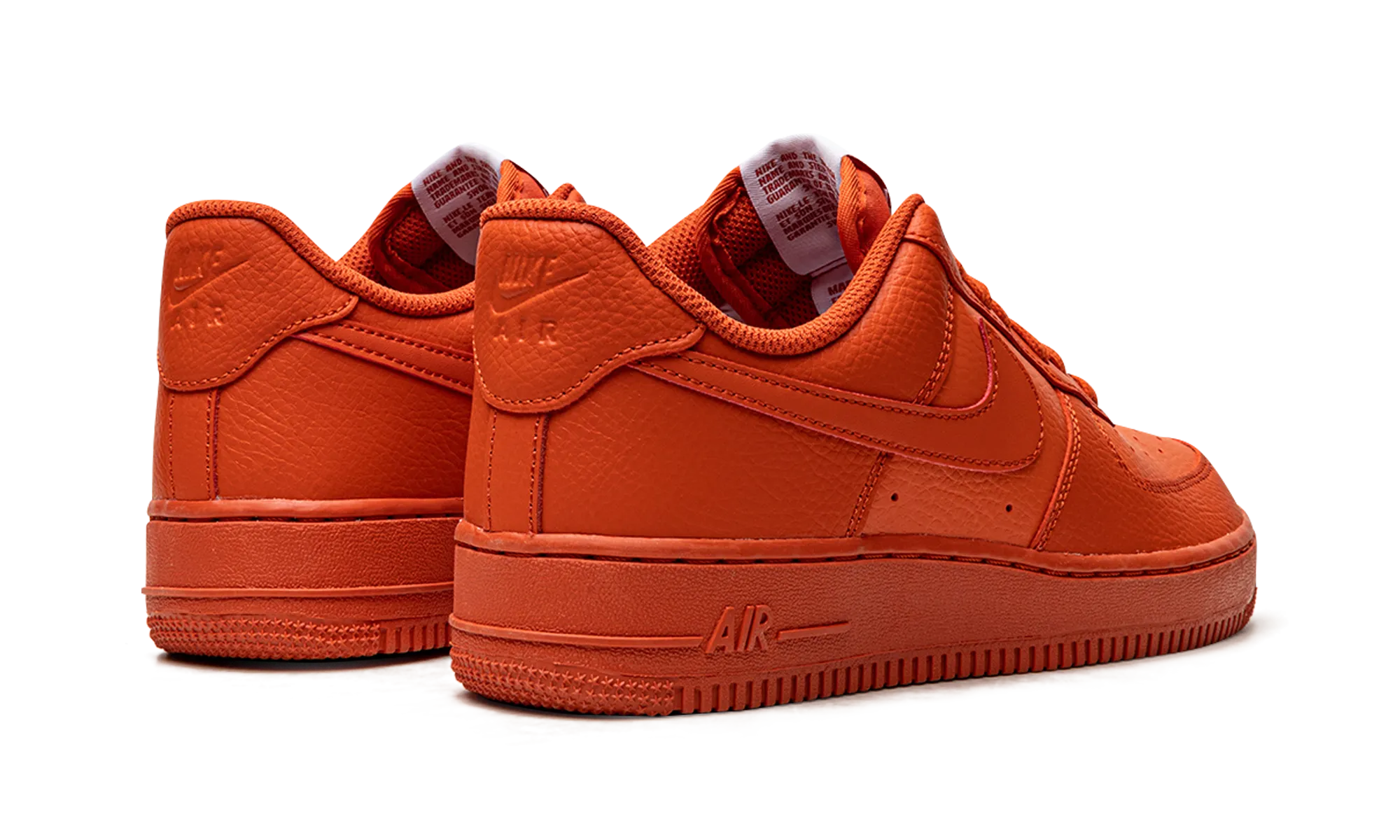 AIR FORCE 1 '07 MNS WMNS "Triple Orange" Heat Retention