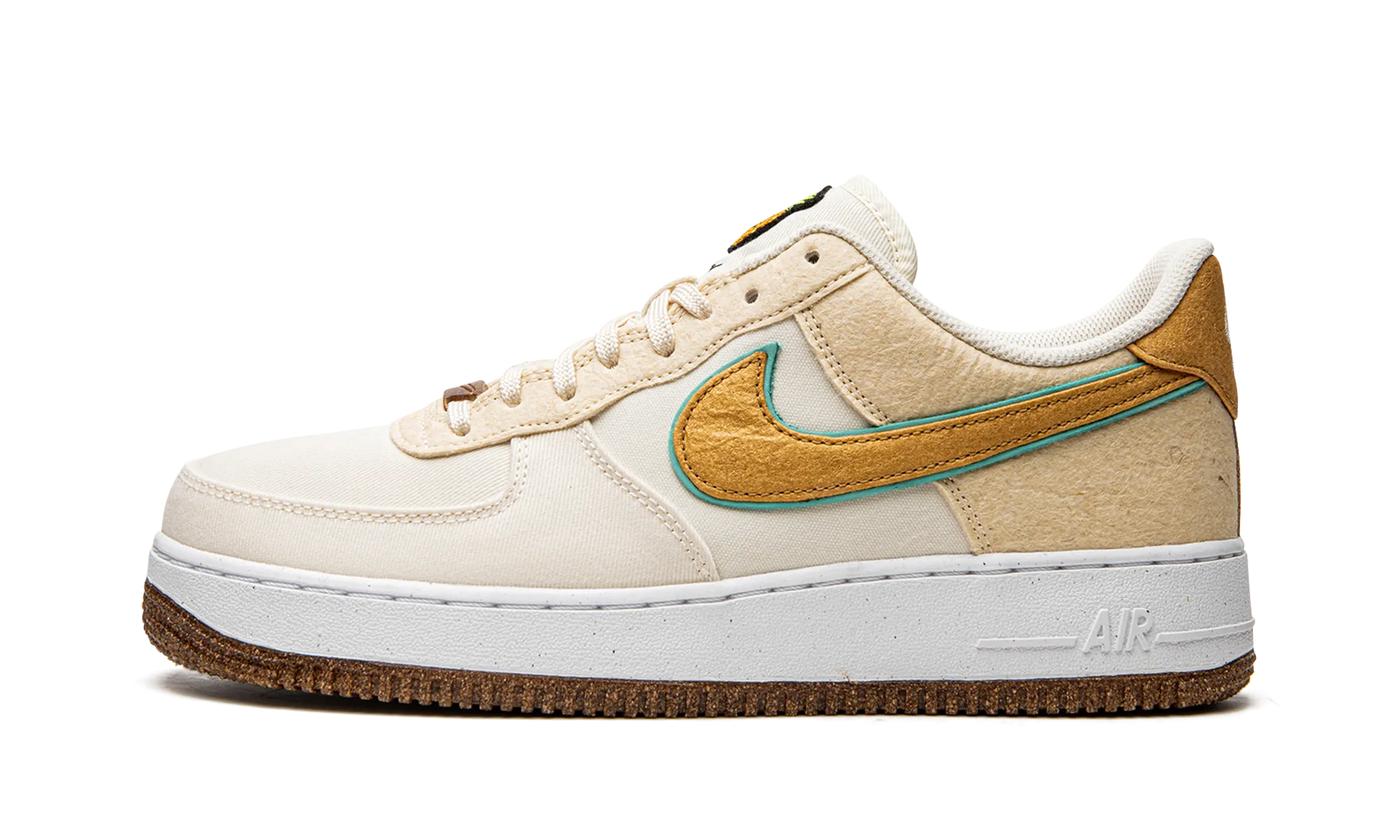Air Force 1 '07 PRM "Happy Pineapple" Ultra Flex Grooves Rocker Sole Design
