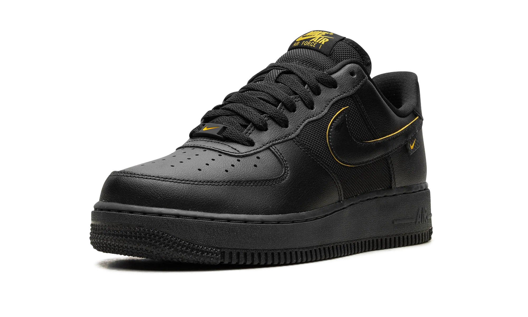 Anti Fatigue Footbeds Ventilation Panels Air Force 1 '07 "Black/University Gold"