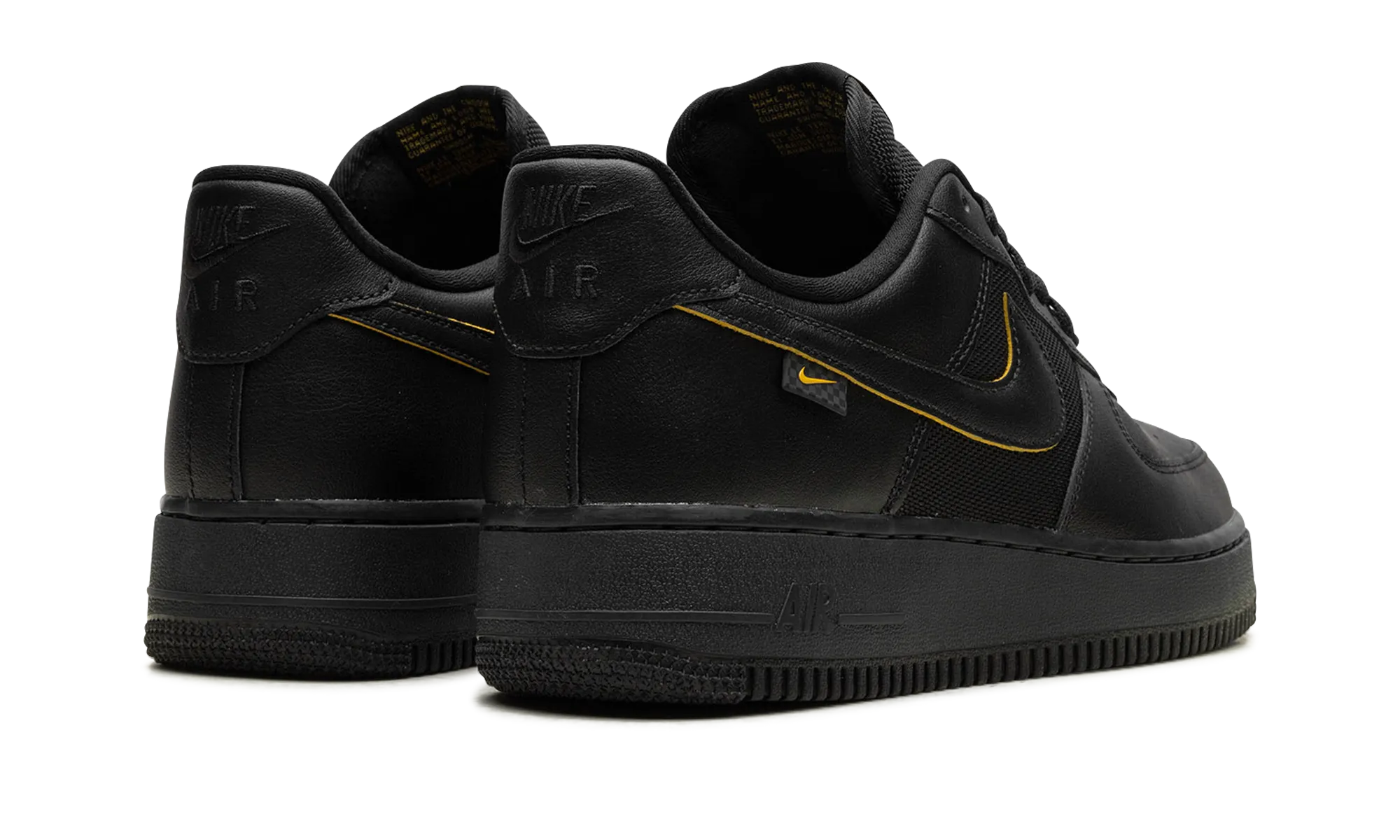 Air Force 1 '07 "Black/University Gold" Ground Feel