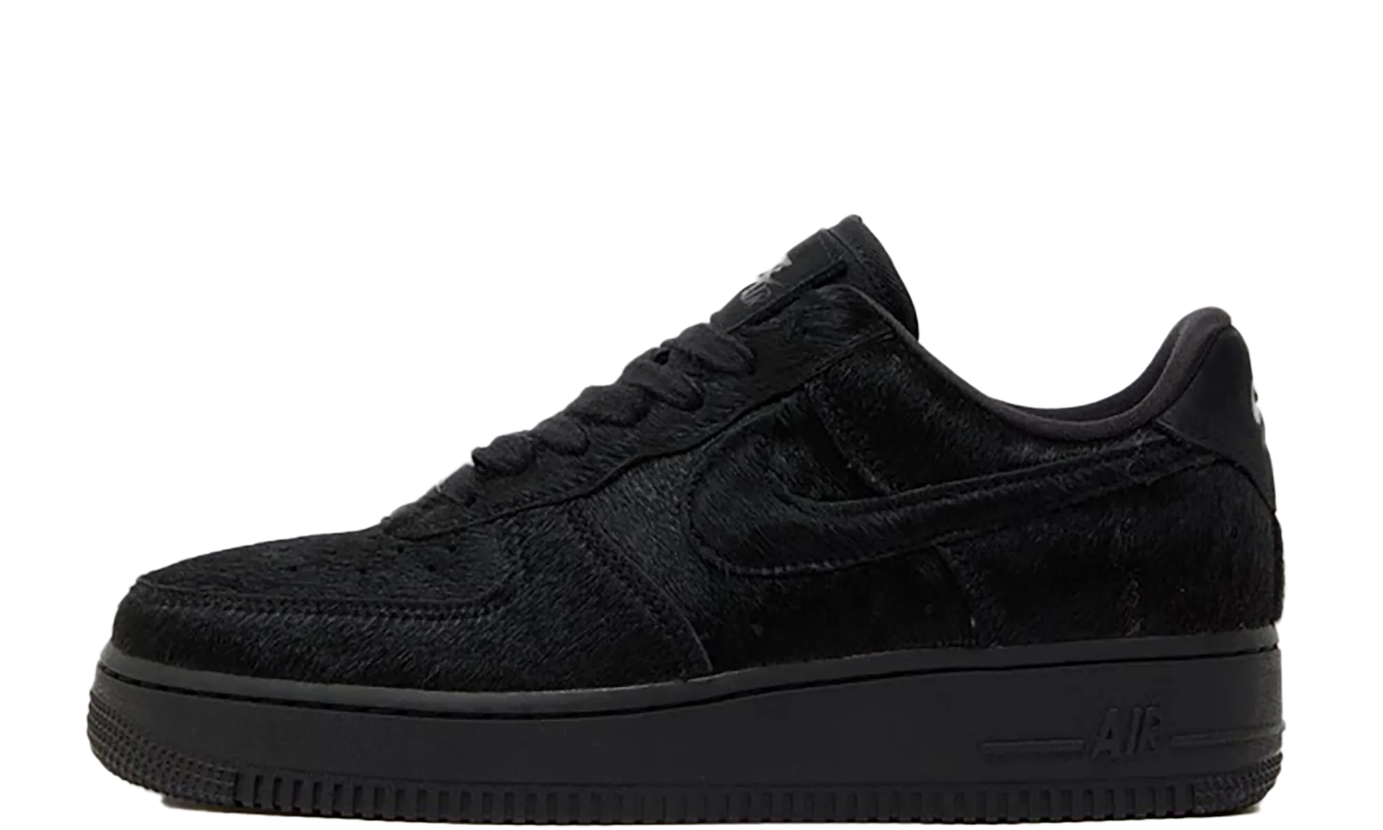 AIR FORCE 1 '07 WMNS "Triple Black Pony Hair" Active Motion