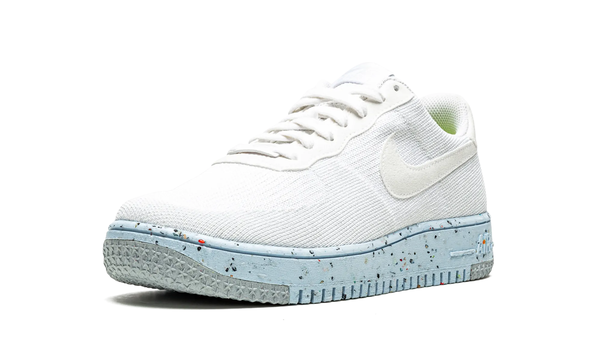 AIR FORCE 1 CRATER FLYKNI MNS WMNS "White" No Rub