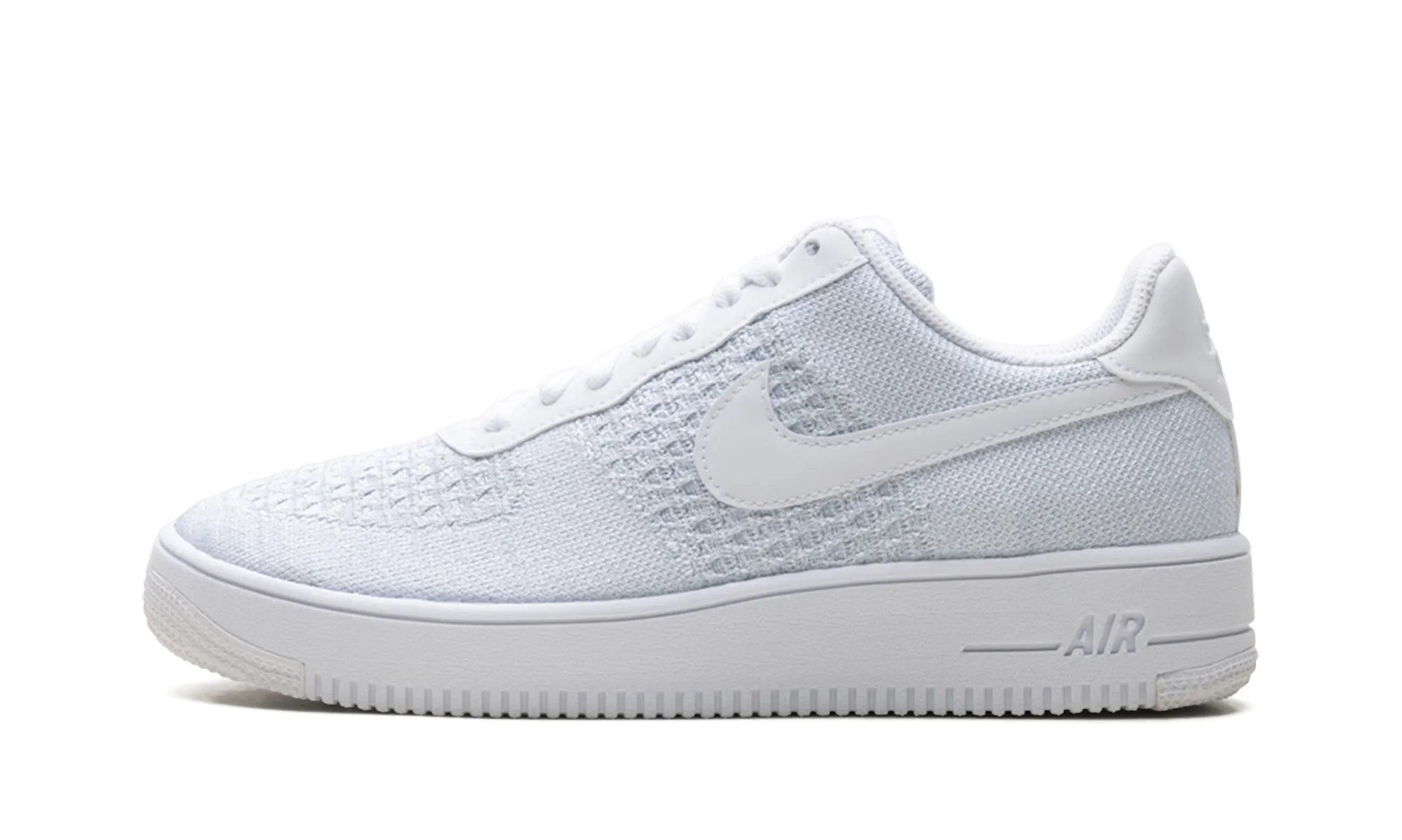 AIR FORCE 1 FLYKNIT LOW 2.0 "PURE PLATINUM" Foot Contouring