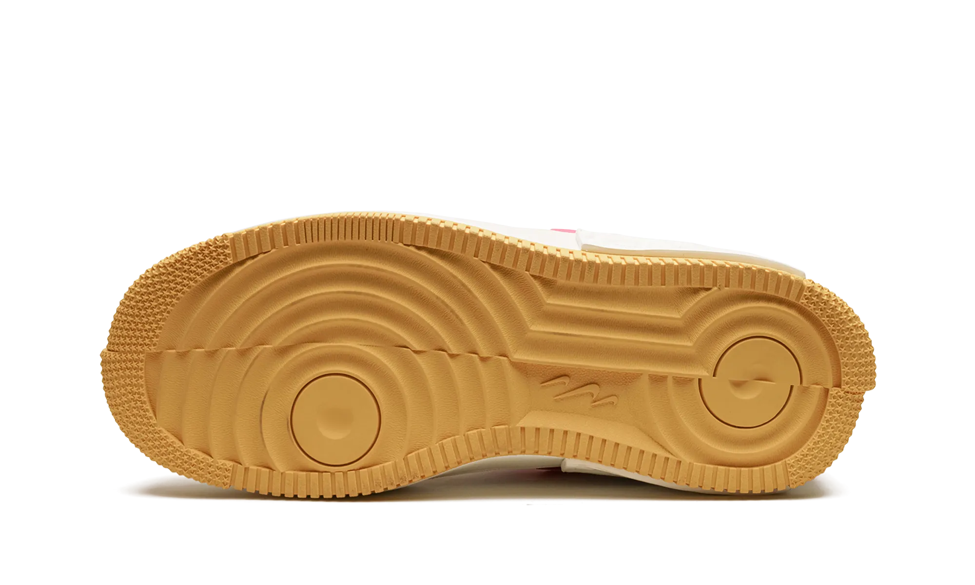 AIR FORCE 1 FONTANKA MNS WMNS "Summit White/Solar Flare/Medium Soft Pink/Hyper Pink" Anti Collision Toe Box