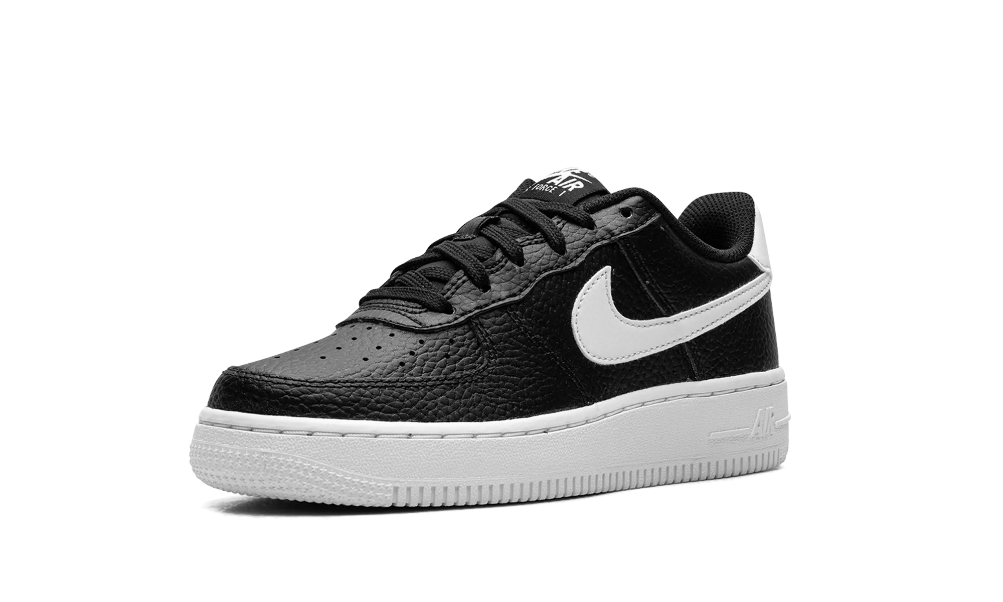 Ventilated Tongue Design Urban breathability Air Force 1 GS "Black / White"