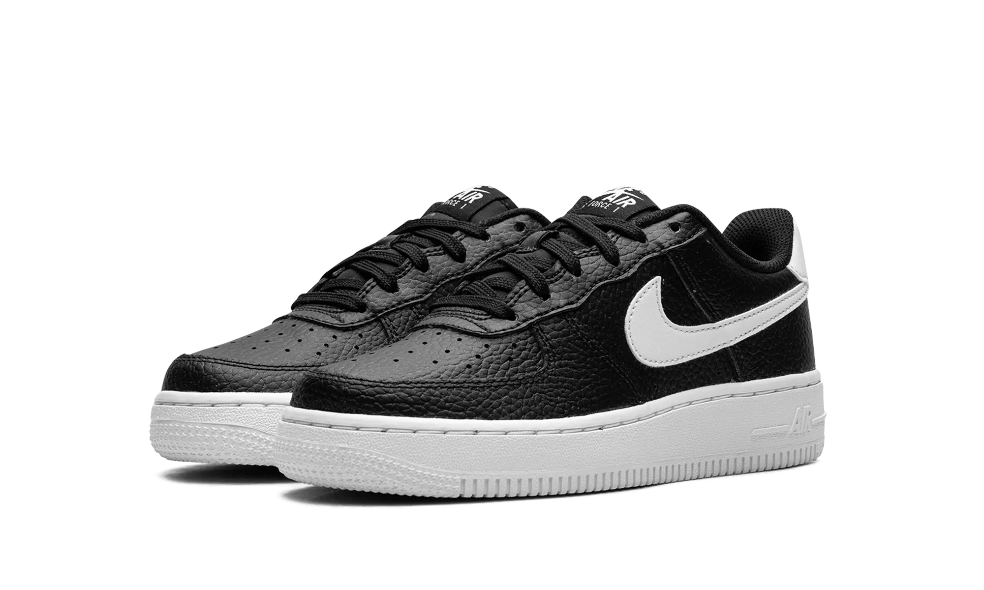 Air Force 1 GS "Black / White" Hydrophobic Upper Material