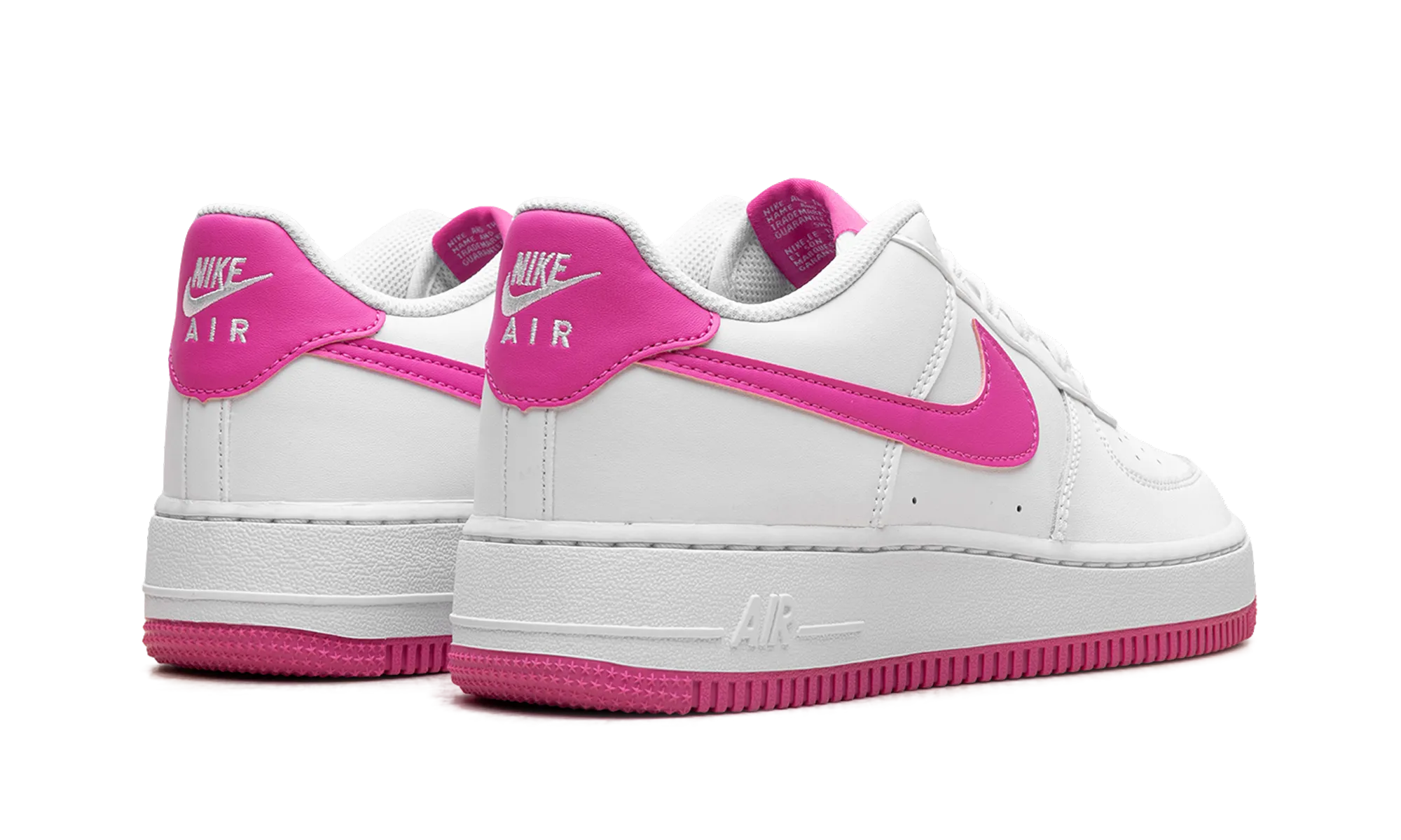 Air Force 1 GS "White Laser Fuchsia" Bouncy Cushioning City Drive
