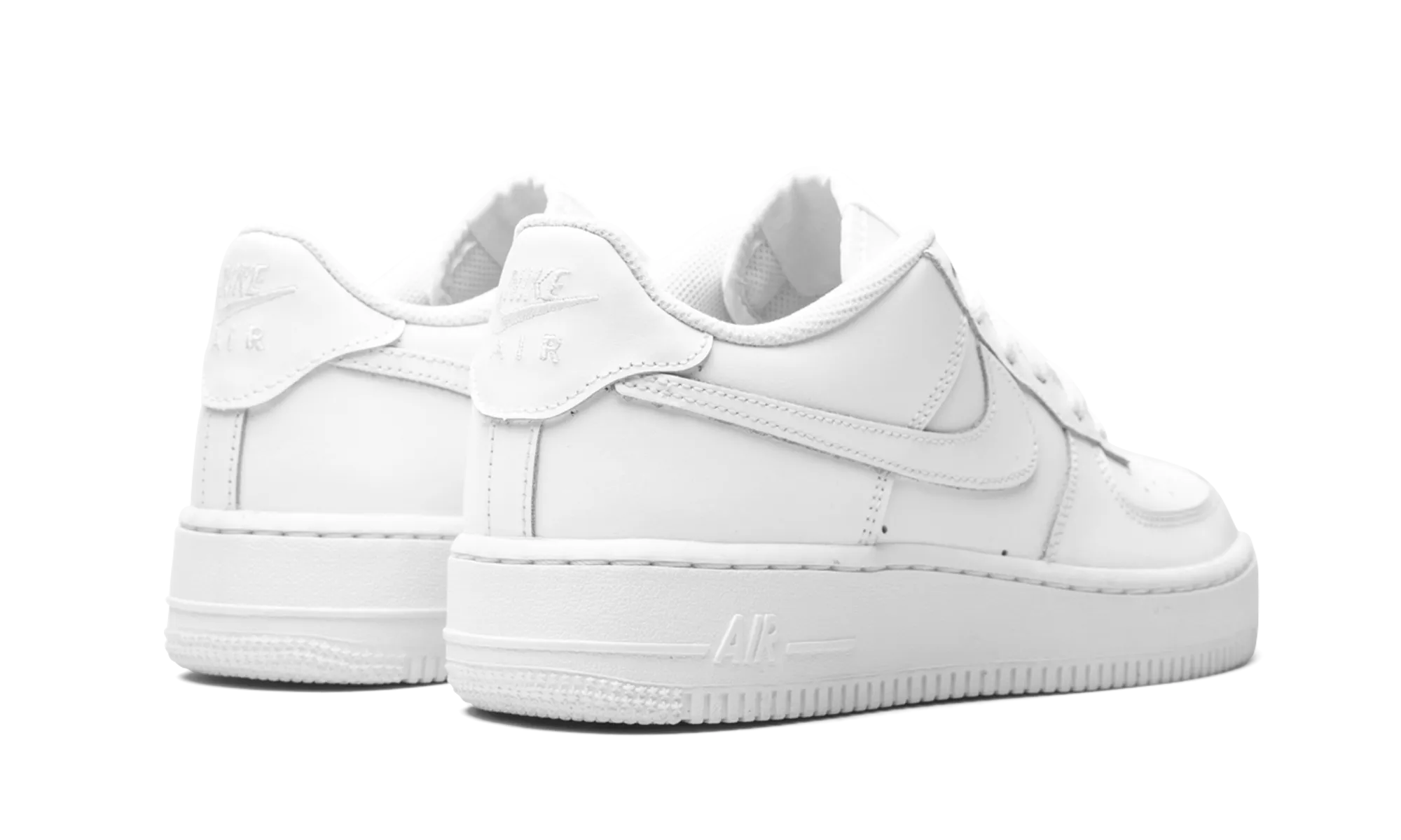 Air Force 1 GS "White on White" Weather Resistant Finish Sleek Design