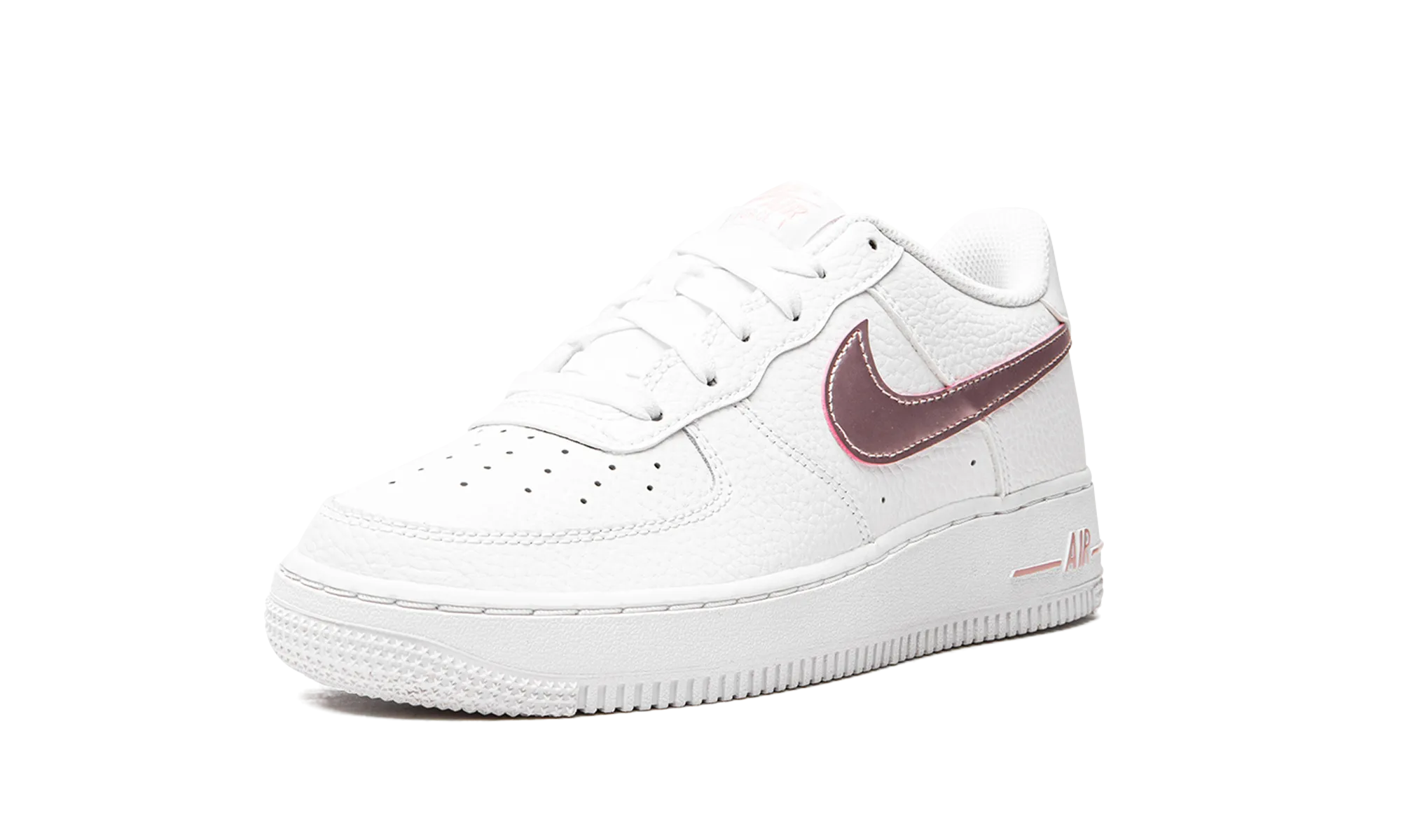 Non Restrictive Fit Air Force 1 GS "White/Pink Glaze"