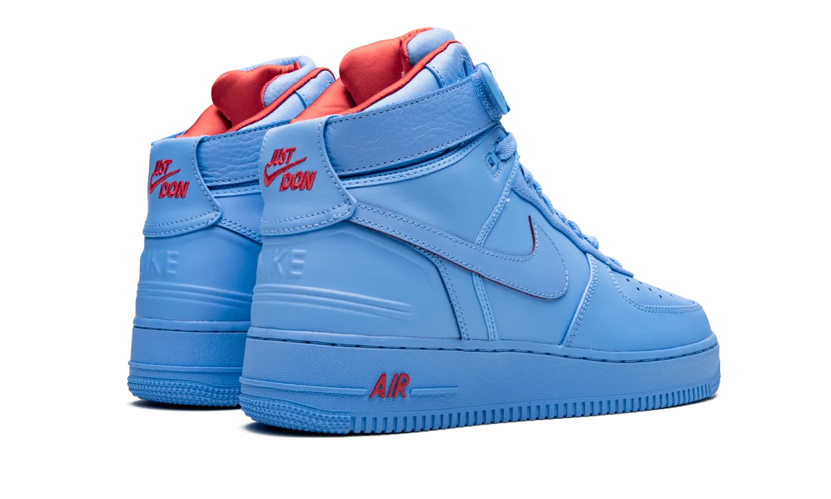 Air Force 1 High "Just Don - Varsity Blue" Flexible Durable tread