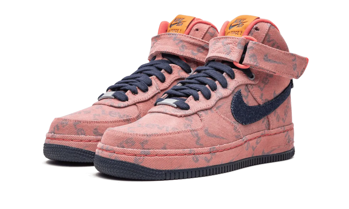 Air Force 1 High "Levi's Denim" Stretch tongue