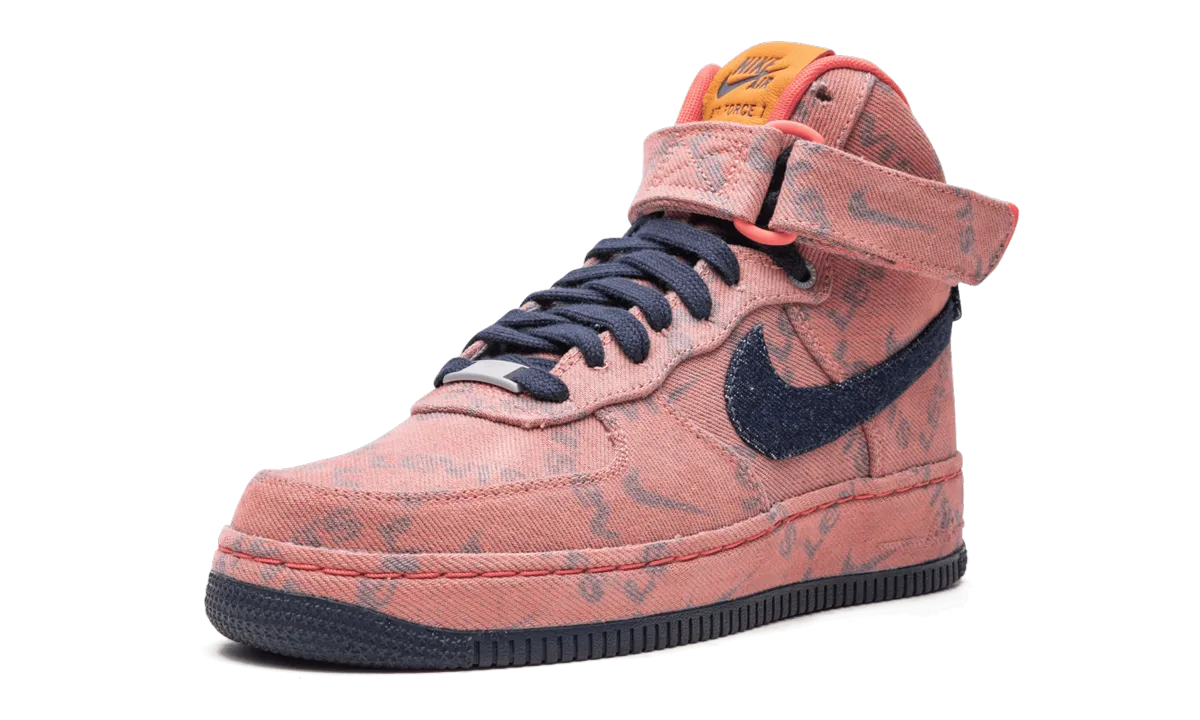 Recycled Polyester Fabric Air Force 1 High "Levi's Denim"