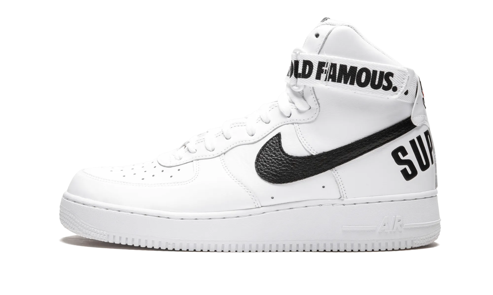 Heel Pad Hyper Bounce Midsole Air Force 1 High Supreme SP "White"