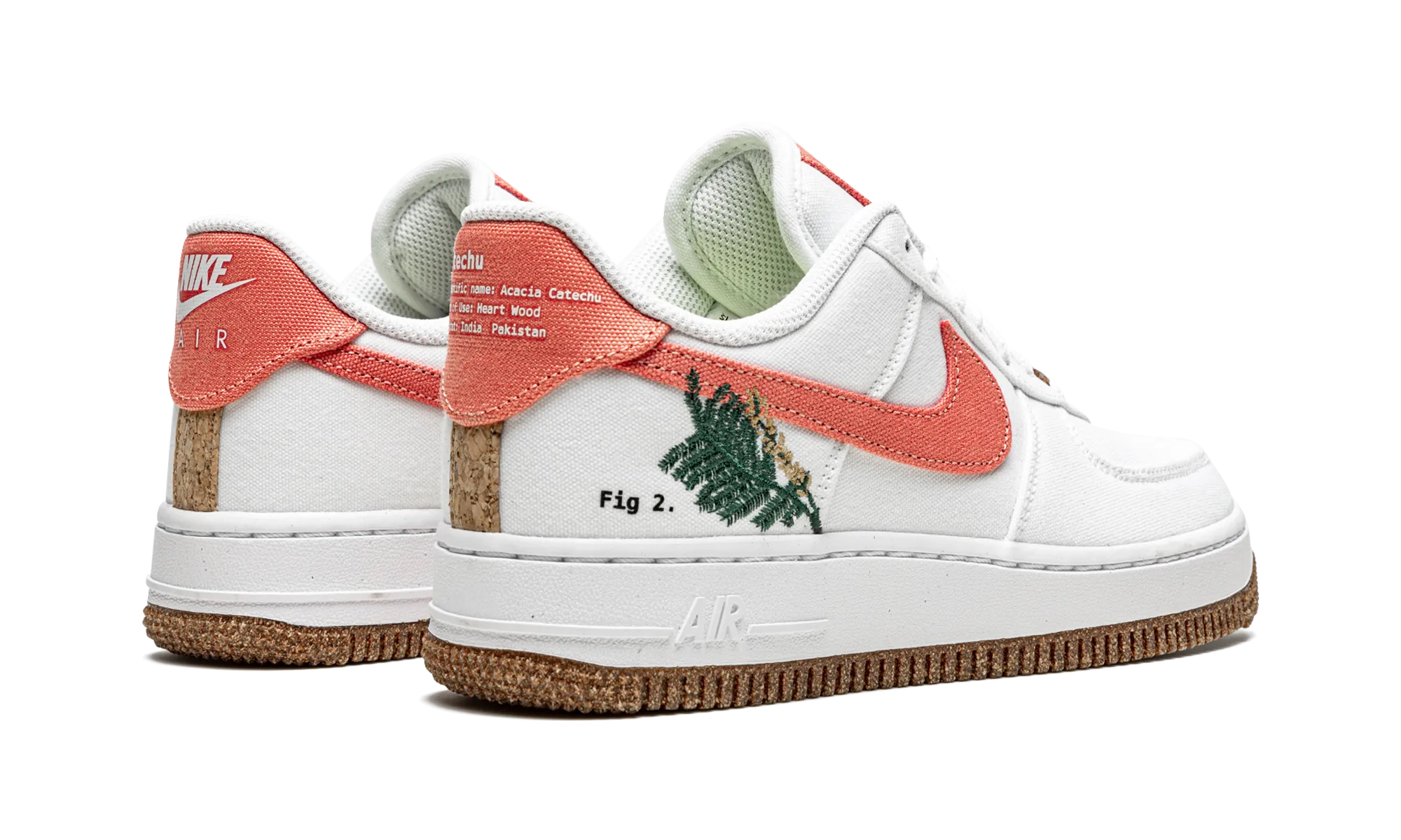 AIR FORCE 1 LO '07 MNS WMNS "Catechu" Bonded Reinforcement Panels Heel Stabilizer