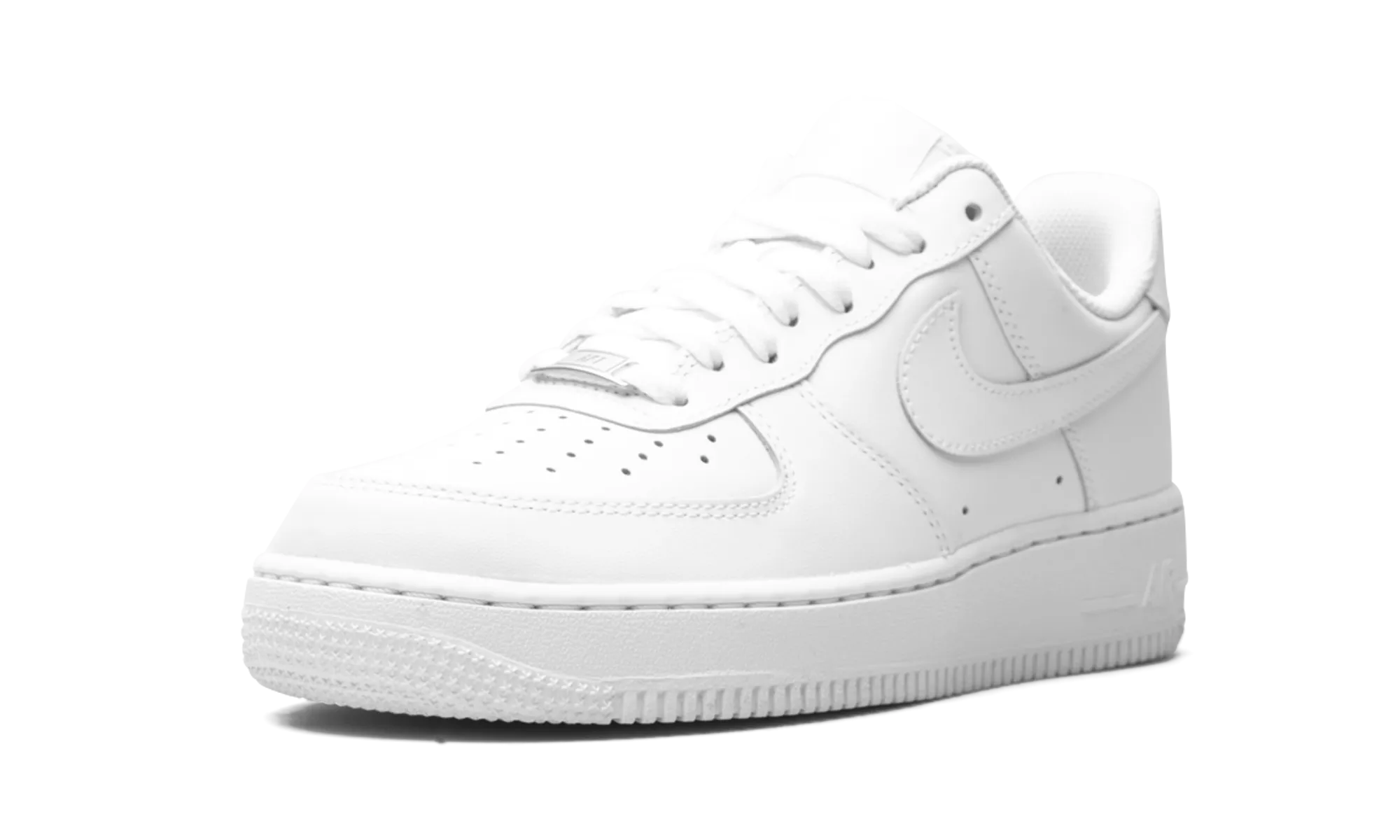 AIR FORCE 1 LO '07 MNS WMNS "White on White" Quick Drying Interior Hyper Breathable Upper