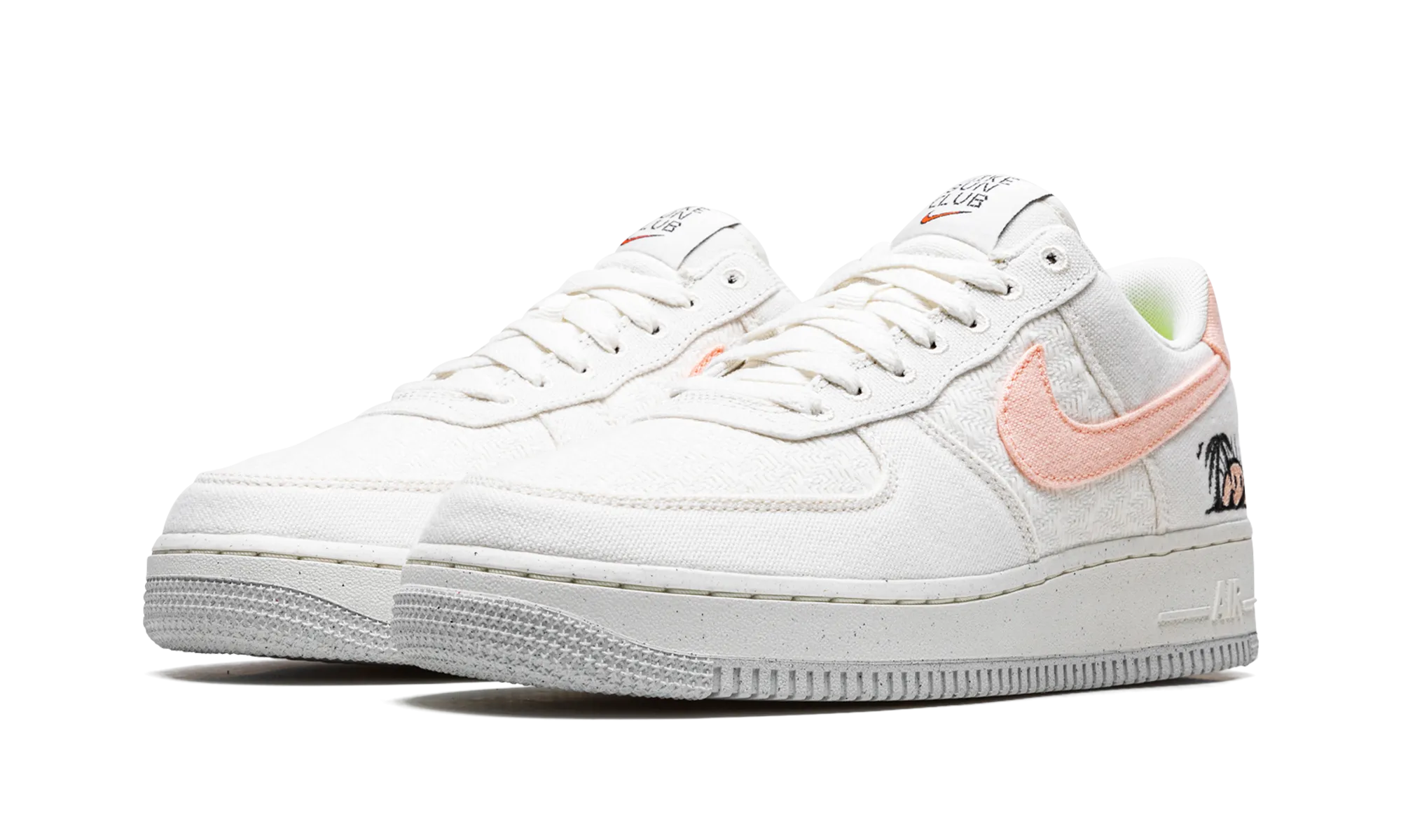 AIR FORCE 1 LO '07 SE MNS WMNS "Next Nature - Sun Club" Comfortable Jog Stitch Free Construction