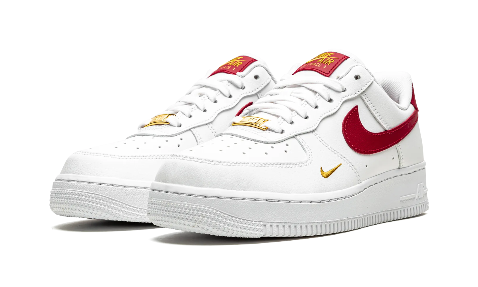 AIR FORCE 1 LO ESSENTIAL MNS WMNS "White / Gym Red" Eco Use