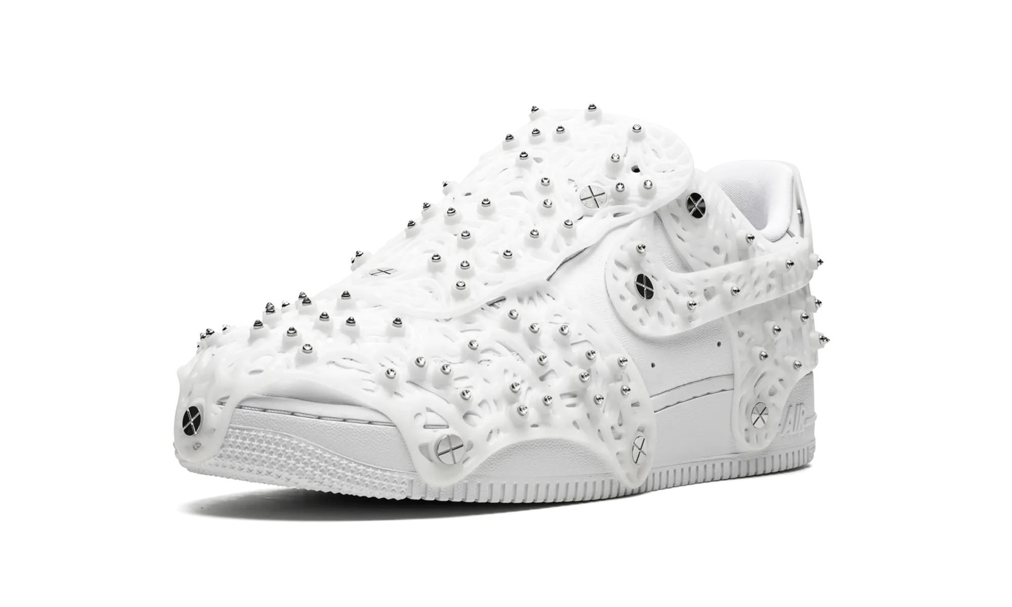 Water resistant upper Push Power AIR FORCE 1 LO LXX MNS WMNS "Swarovski Retroreflective Crystals White"