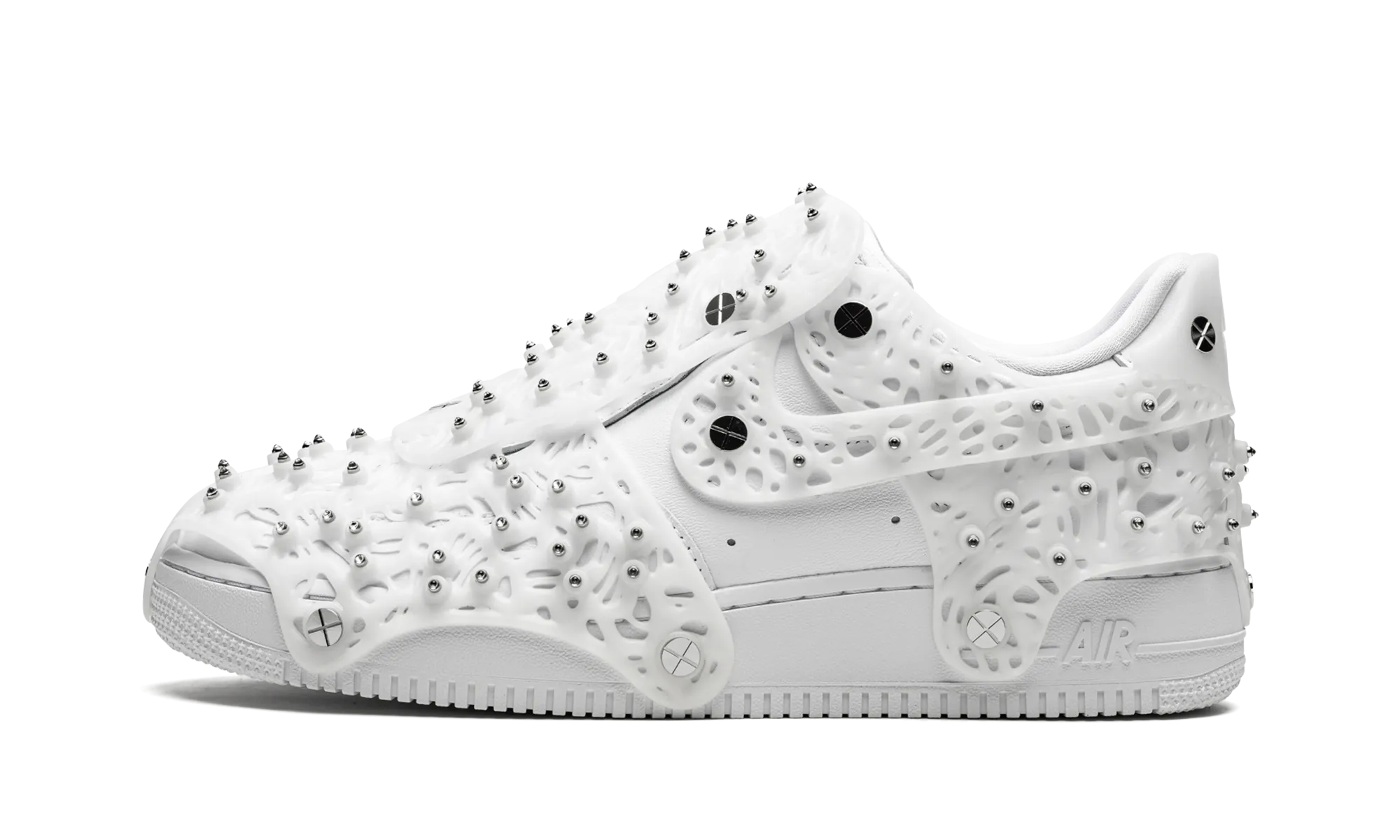 Static Dissipative Soft Material AIR FORCE 1 LO LXX MNS WMNS "Swarovski Retroreflective Crystals White"