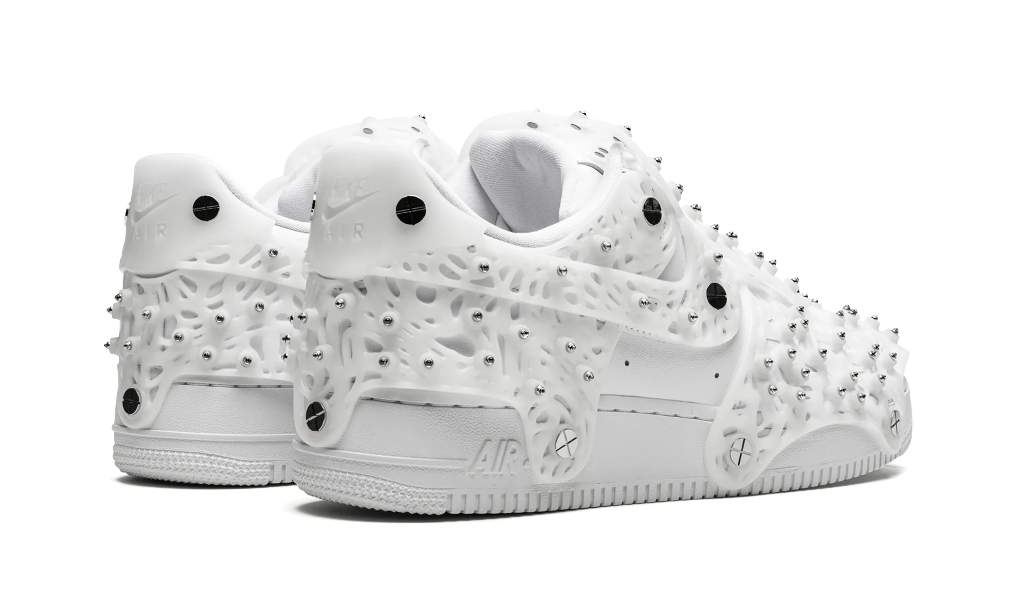 Hyper Responsive Cushion Textured Upper AIR FORCE 1 LO LXX MNS WMNS "Swarovski Retroreflective Crystals White"