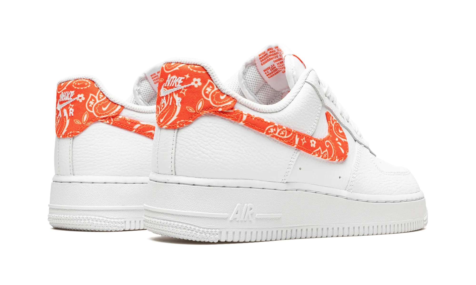 AIR FORCE 1 LO MNS WMNS "Orange Paisley" Quick piece