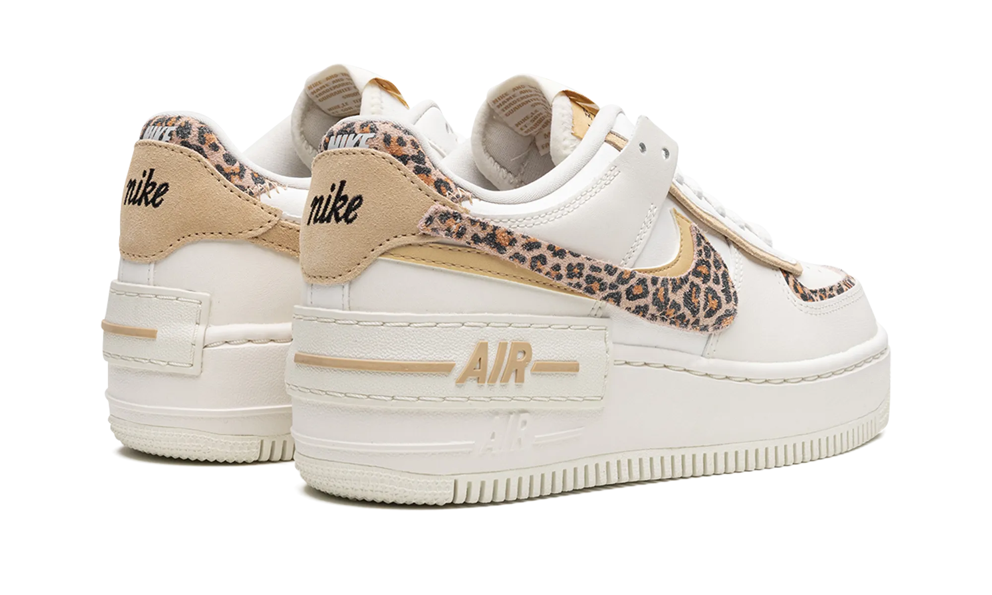 AIR FORCE 1 LO SHADO MNS WMNS "Leopard" Slim wear Low Top Profile