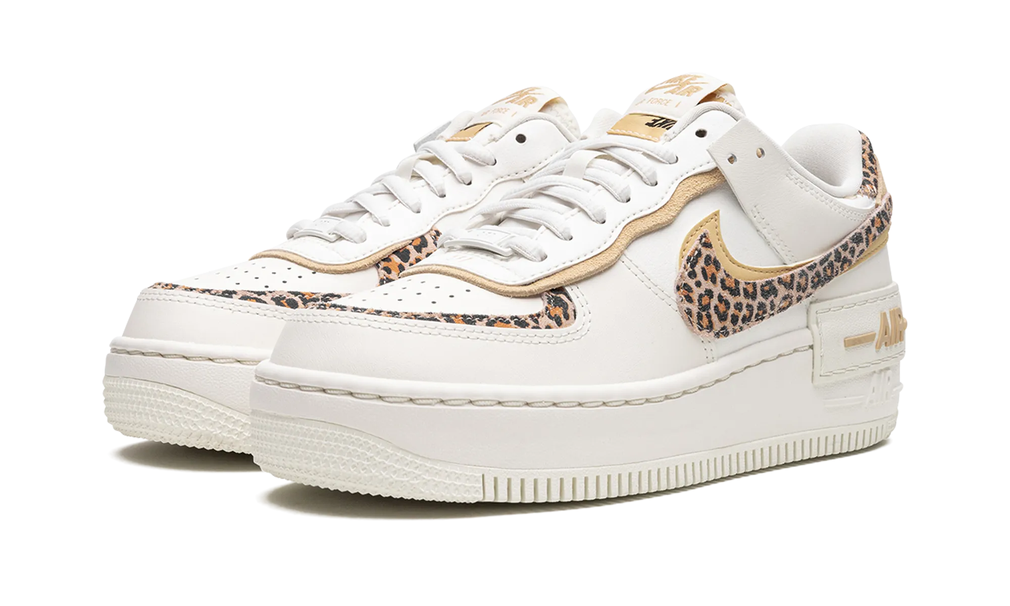 Simple Wear Non Slip Traction AIR FORCE 1 LO SHADO MNS WMNS "Leopard"