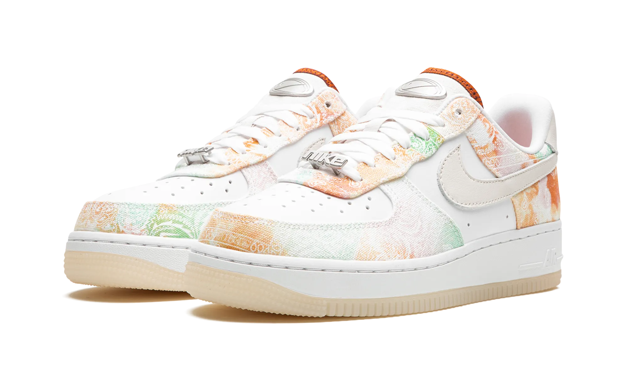 No Seam Interior Breathable Quarter Panels AIR FORCE 1 LO WMNS "Pastel Paisley"