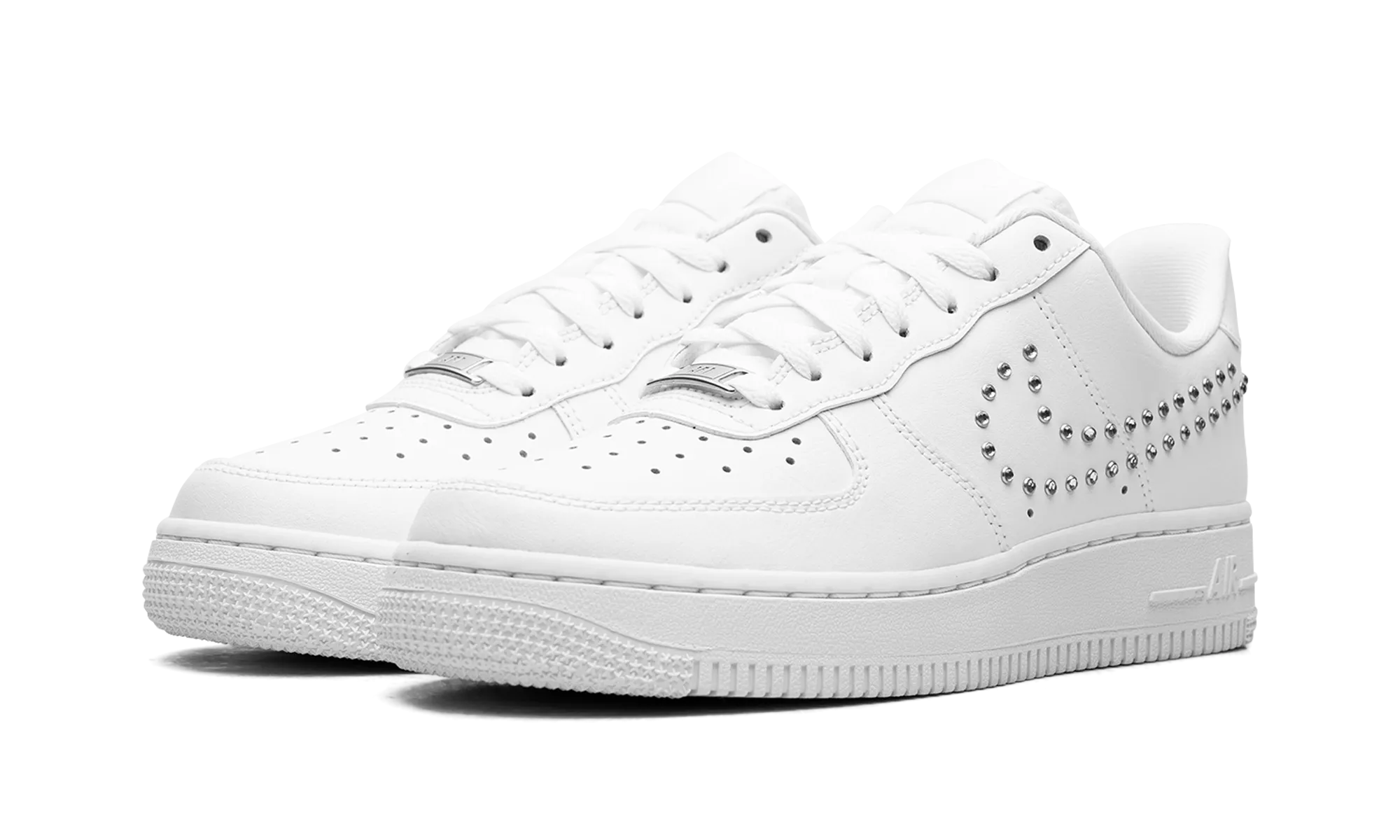 AIR FORCE 1 LO WMNS "White / Metallic Silver" neutral support