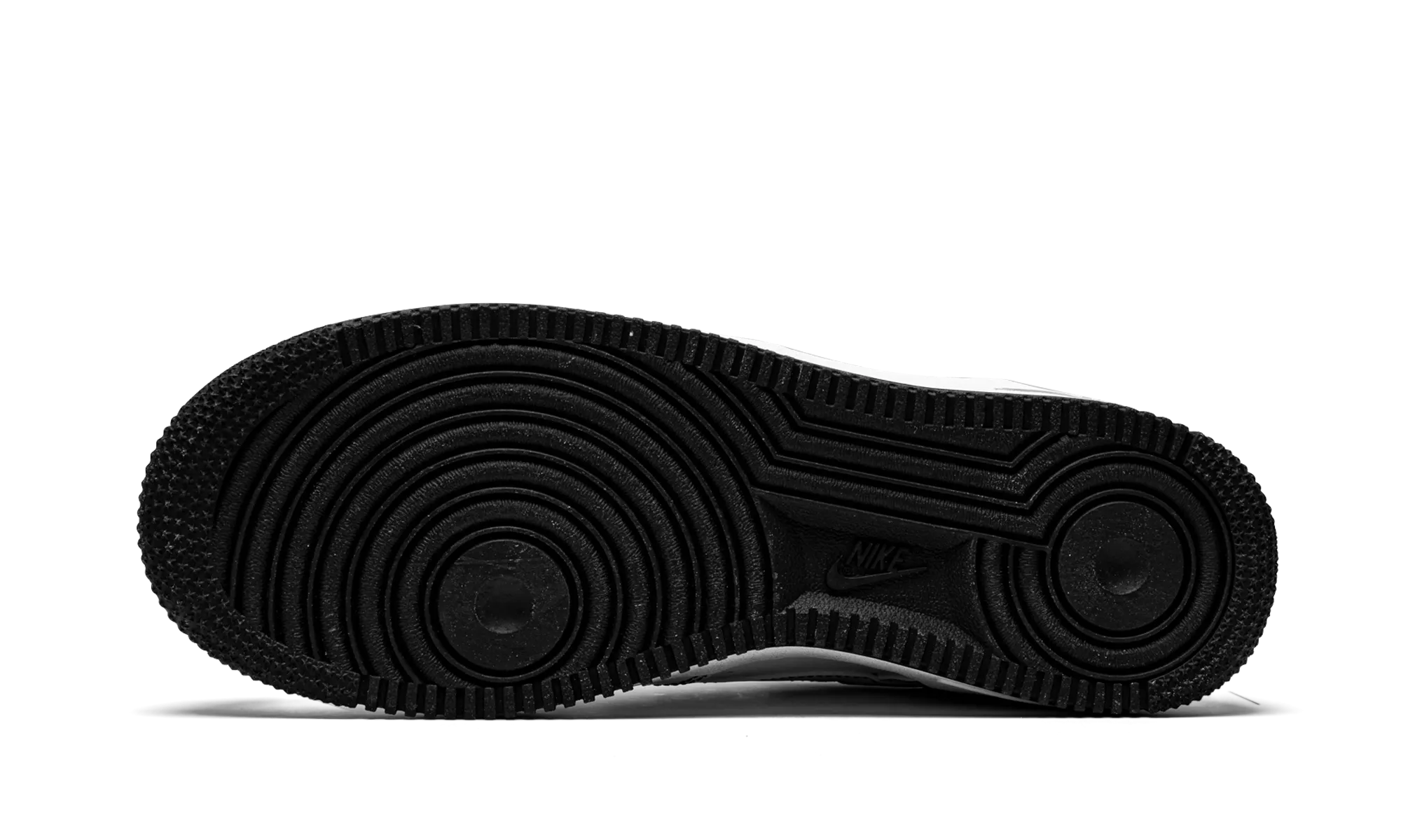 Air Force 1 Low '07 GS "Contrast Stitching - White / Black" Zero Noise Cushioned Heel Counter