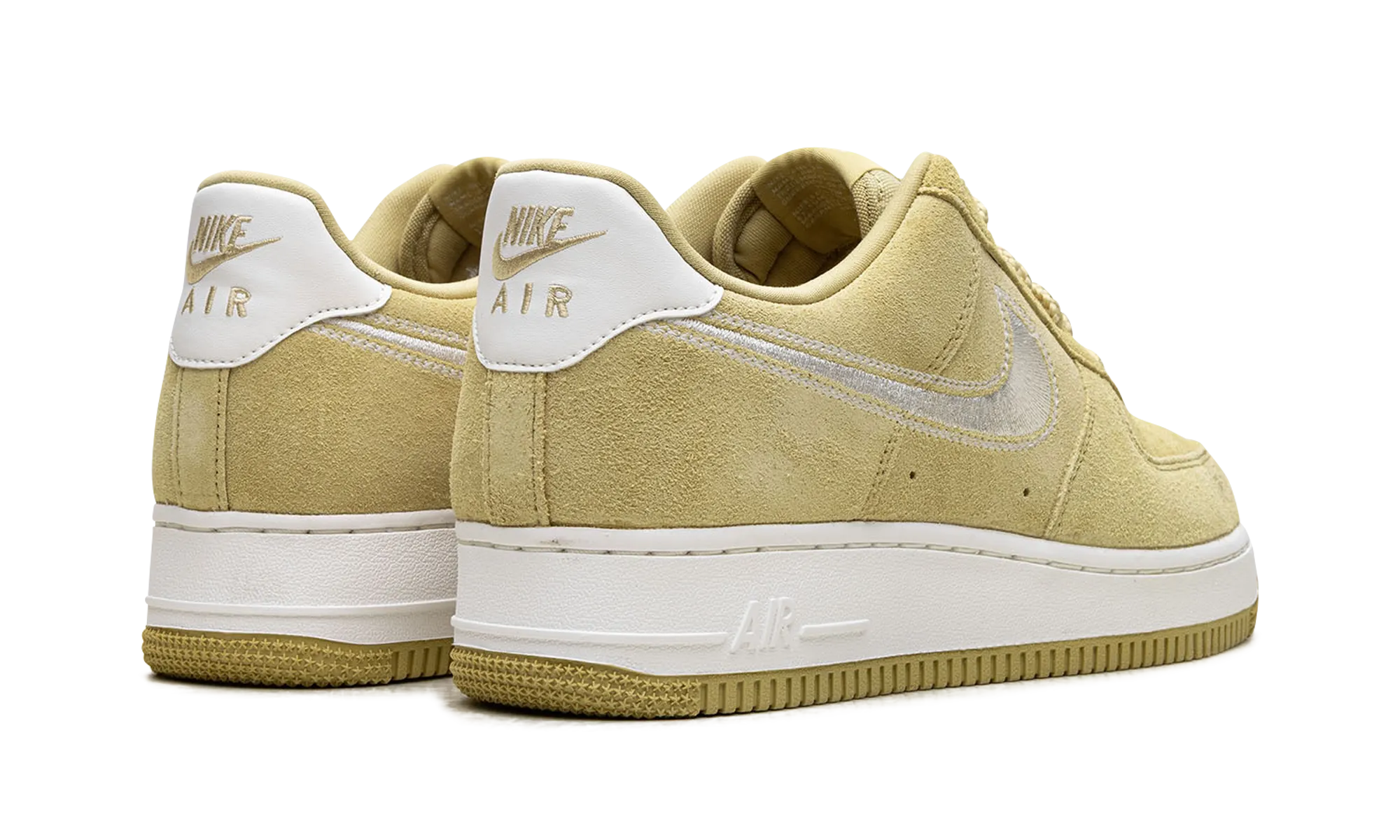Air Force 1 Low '07 LV8 "Buff Gold Sail Embroidered Swoosh" Lightweight Responsive Cushioning Air Cushioning