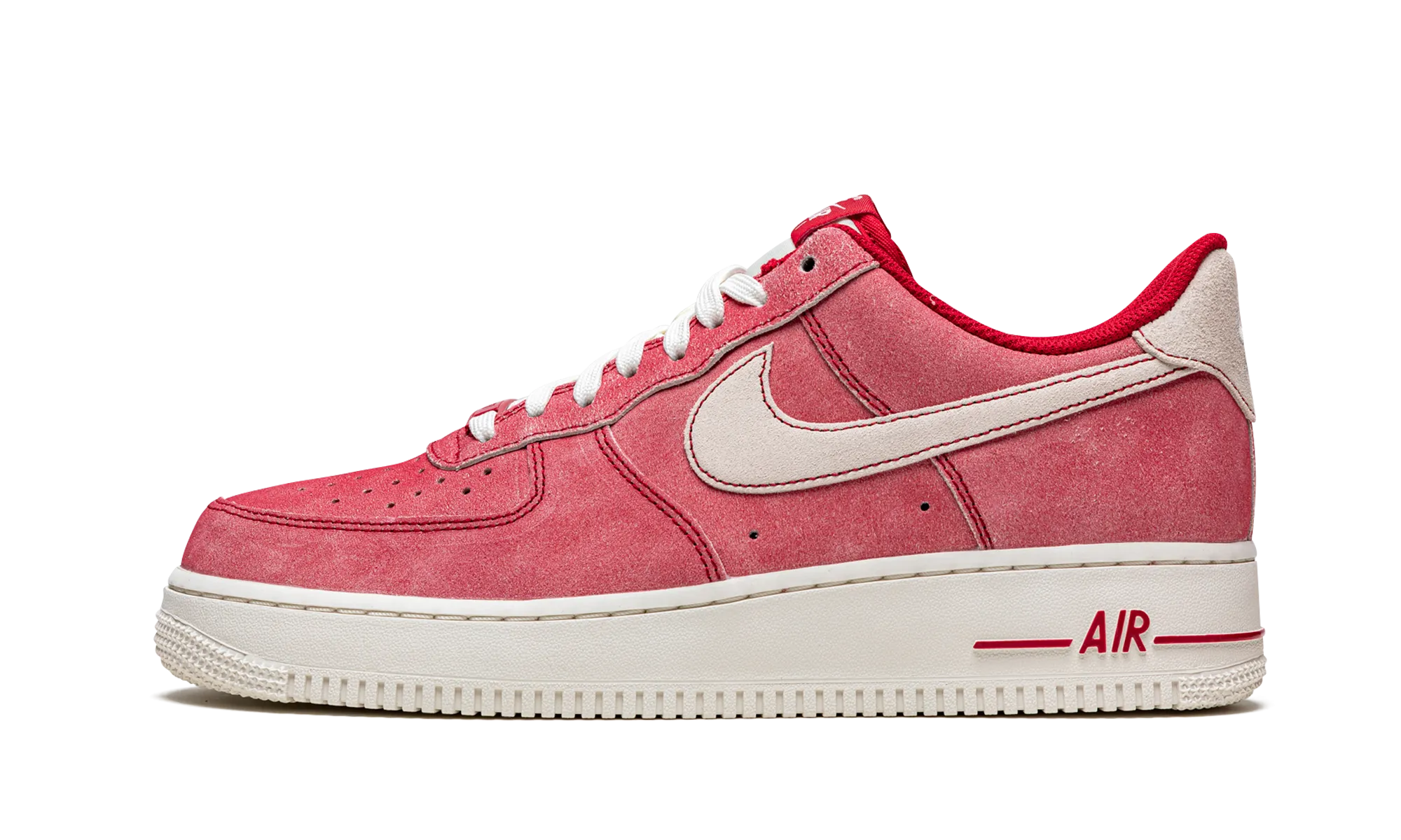 Air Force 1 Low '07 LV8 "Dusty Red" Ergonomic Heel Counter Ultra Flexible