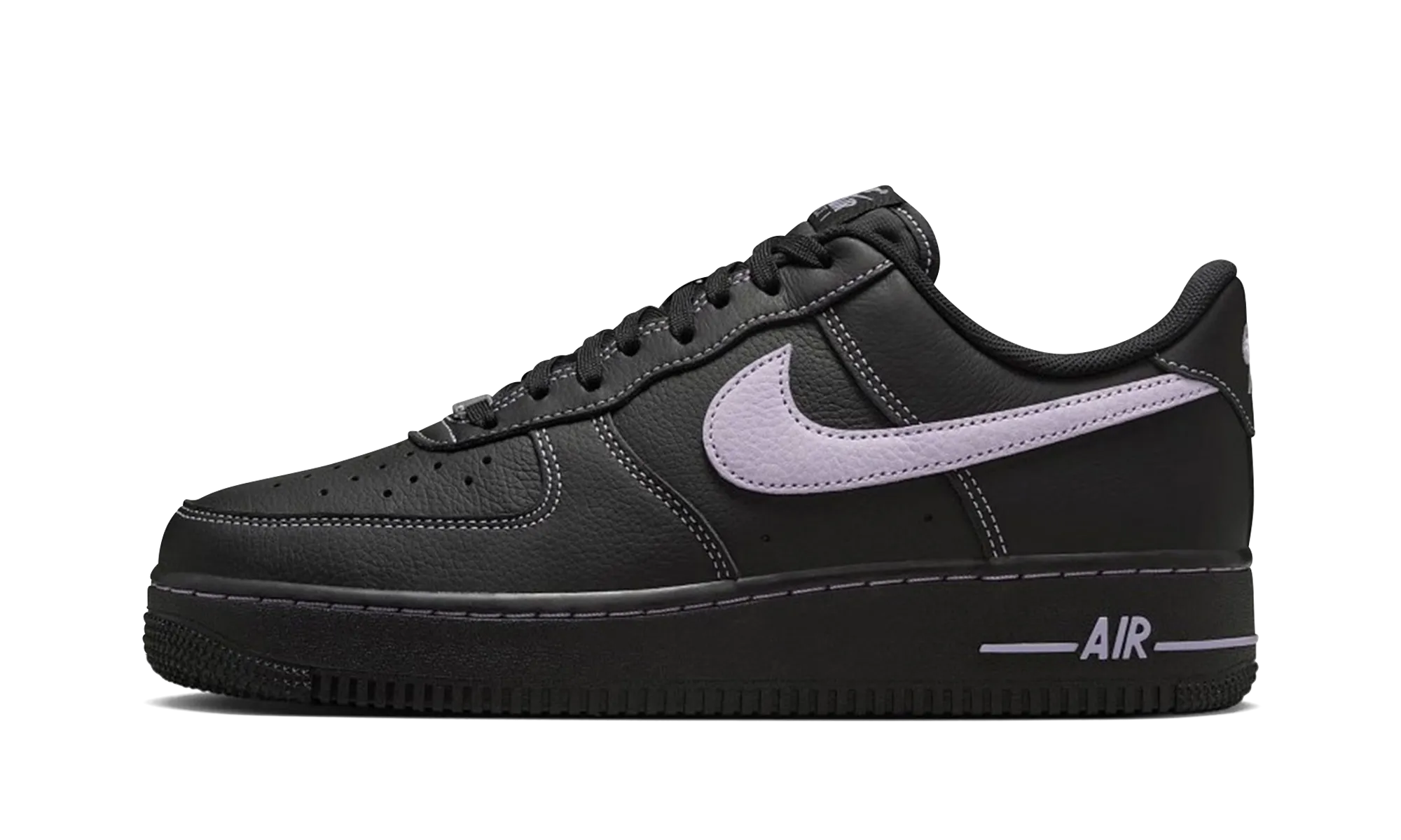 Air Force 1 Low '07 LV8 "Hydrangeas Black" CushionedMidsole Clean Texture