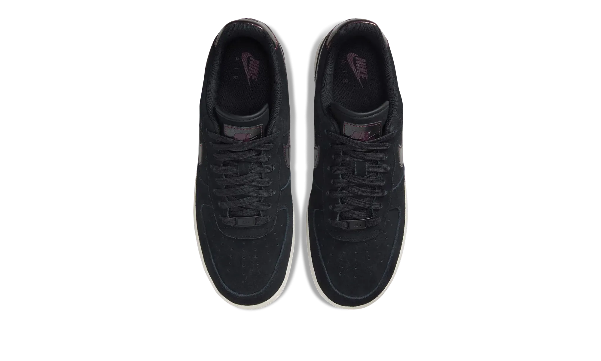Tapered Heel Cup Stretch Fabric Air Force 1 Low '07 "Eggplant Swoosh"