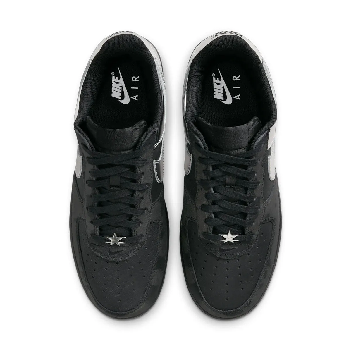 Pink partygoers' sandals Air Force 1 Low 'Black Metallic Silver'