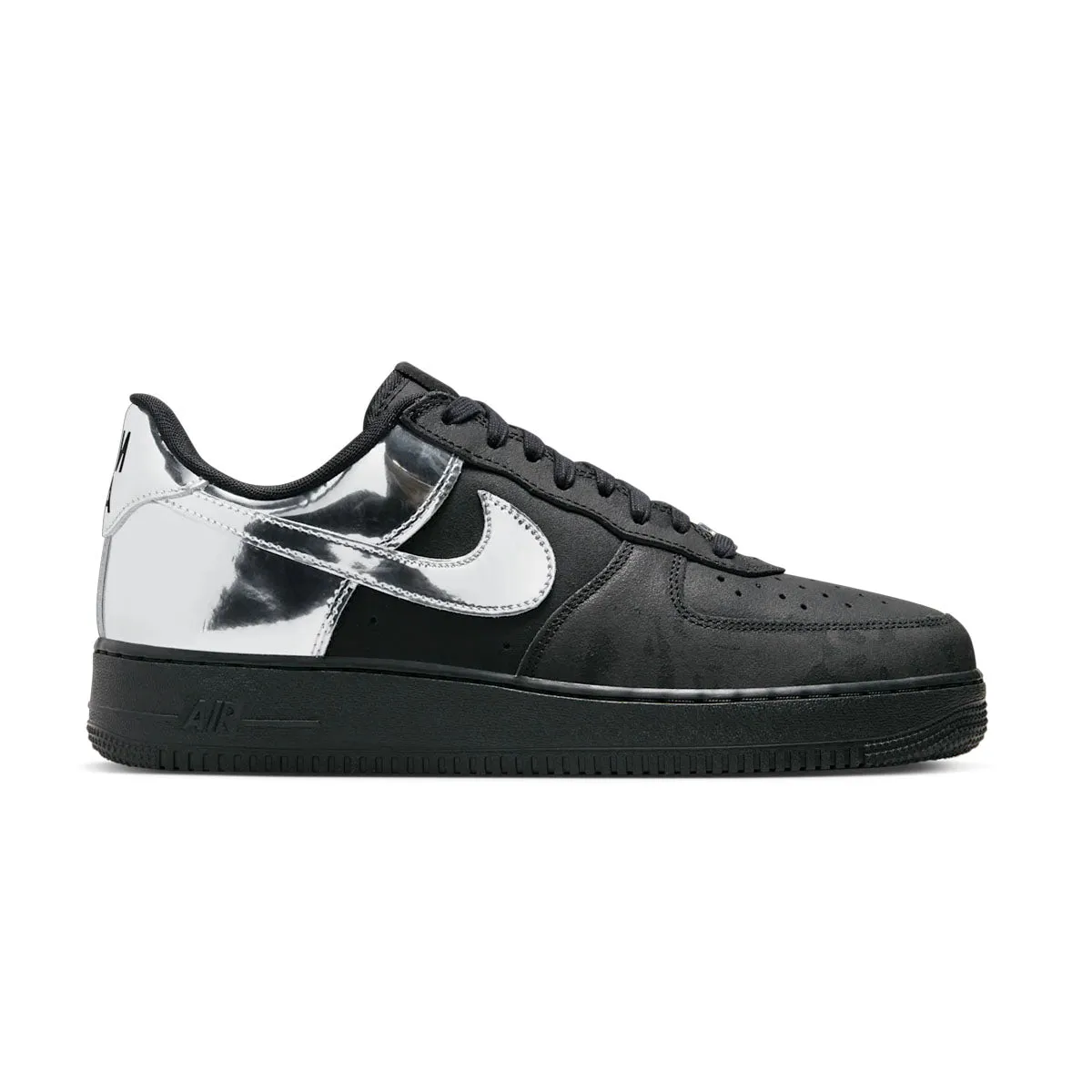 Air Force 1 Low 'Black Metallic Silver' just