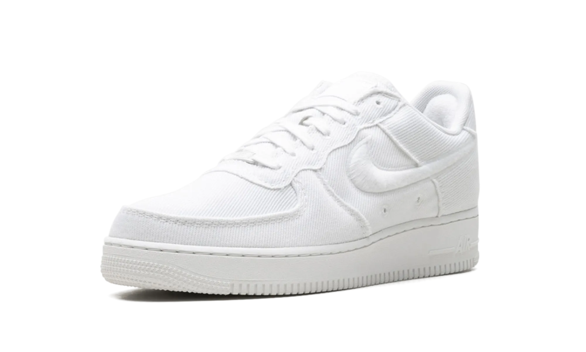 Sustainable Design Cushioned Heel Cradle Air Force 1 Low Canvas "Summit White Light Orewood Brown"