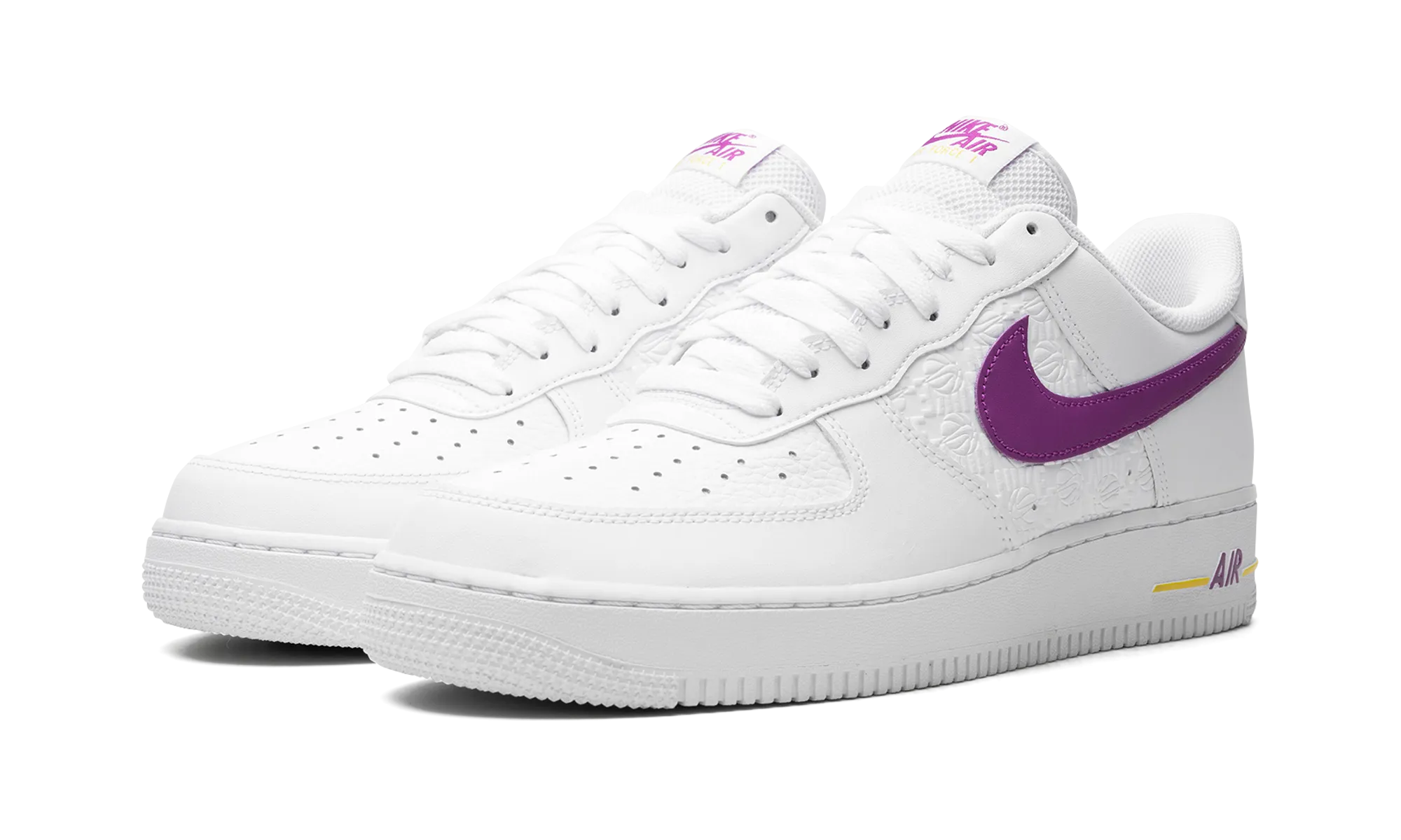 Air Force 1 Low EMB "Bold Berry Lakers" Step Comfort